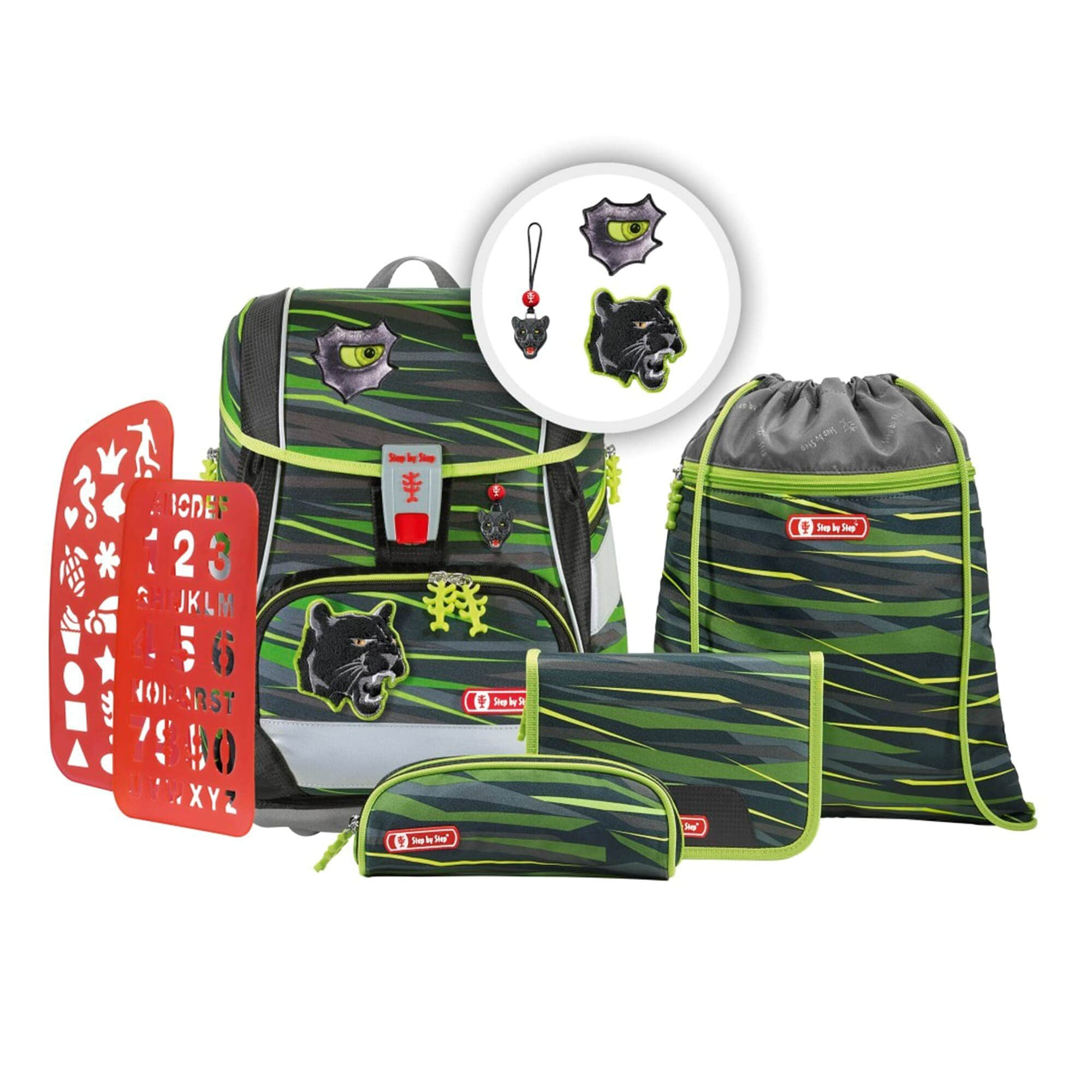 Step by Step Step by Step Schulranzen 2IN1 PLUS, 6-teilig (5-tlg) Wild Cat C Spielzeug