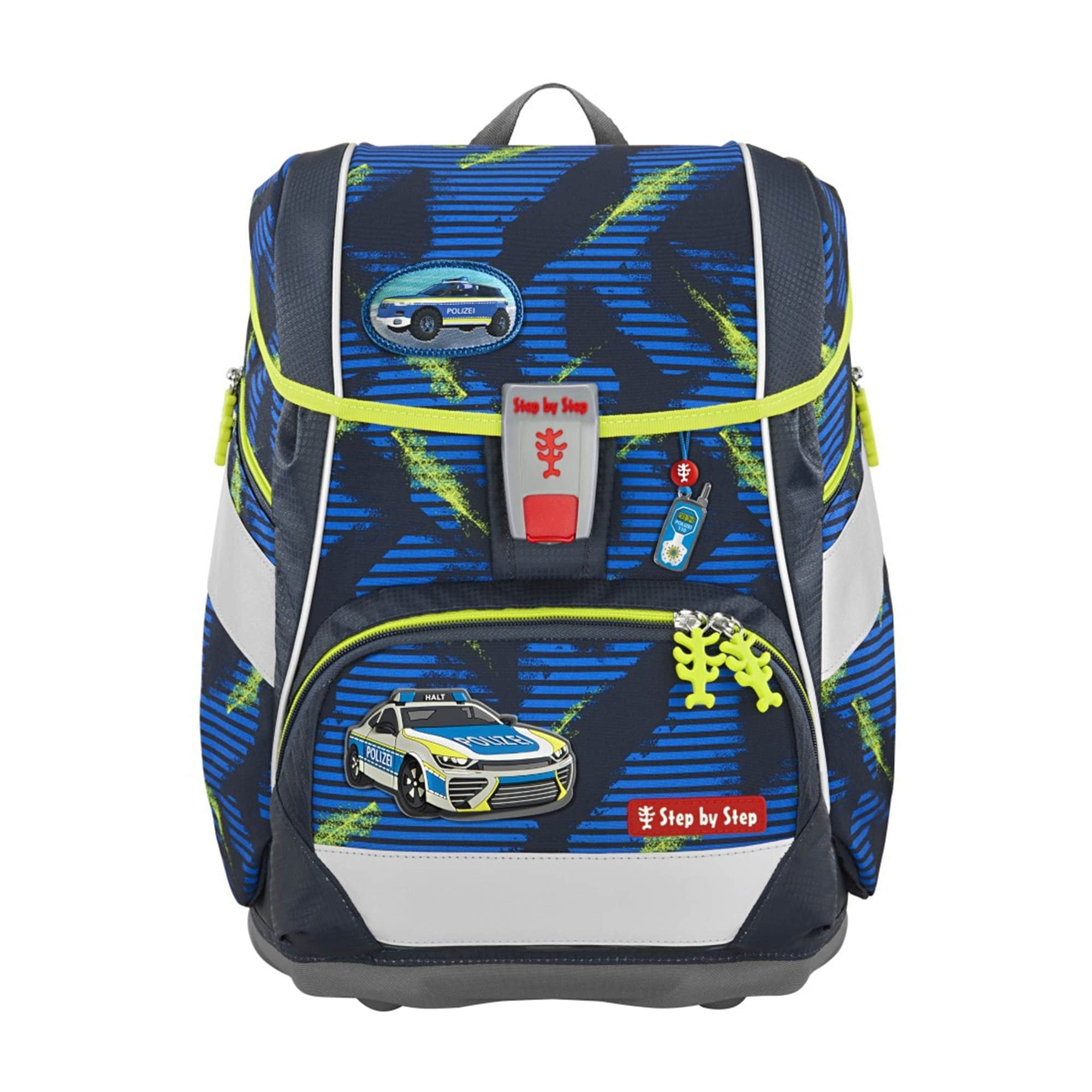 Step by Step Step by Step Schulranzen 2IN1 PLUS, 6-teilig (5-tlg) Police Car Spielzeug