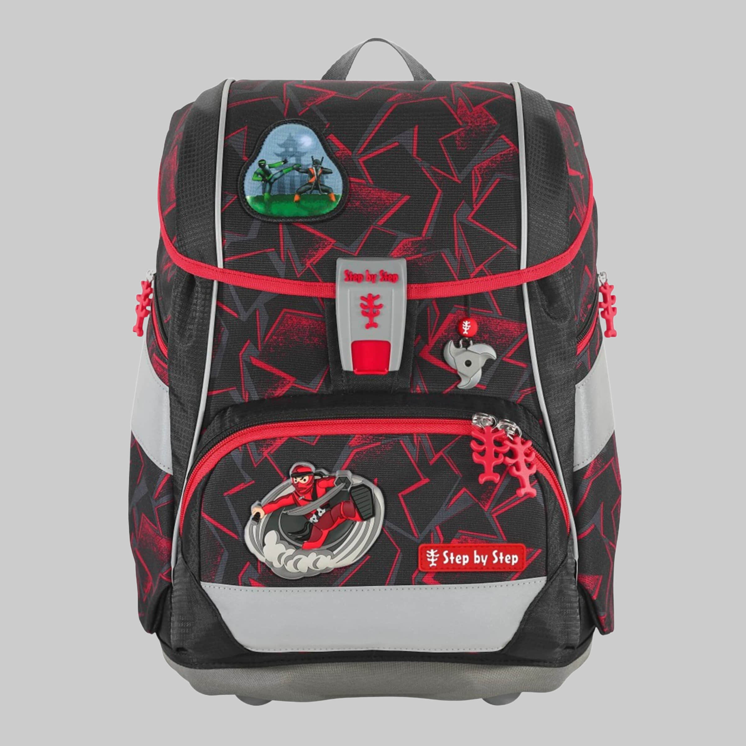 Step by Step Schulranzen 2IN1 PLUS, 6-teilig (5-tlg) Ninja Yuma Step by Step Spielzeug