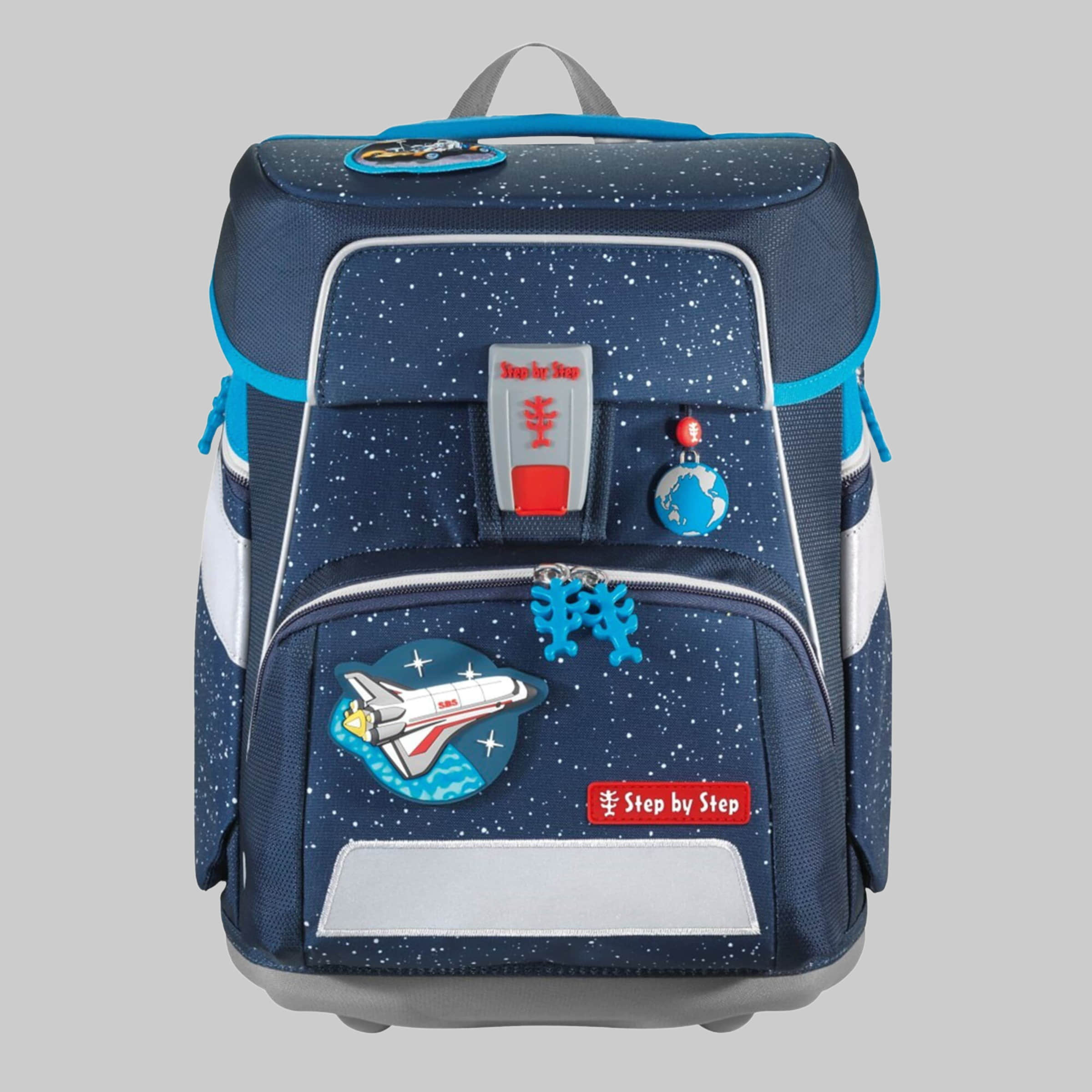 Step by Step Schulranzen SPACE, 5-teilig (5-tlg) Sky Rocket Spielzeug Step by Step