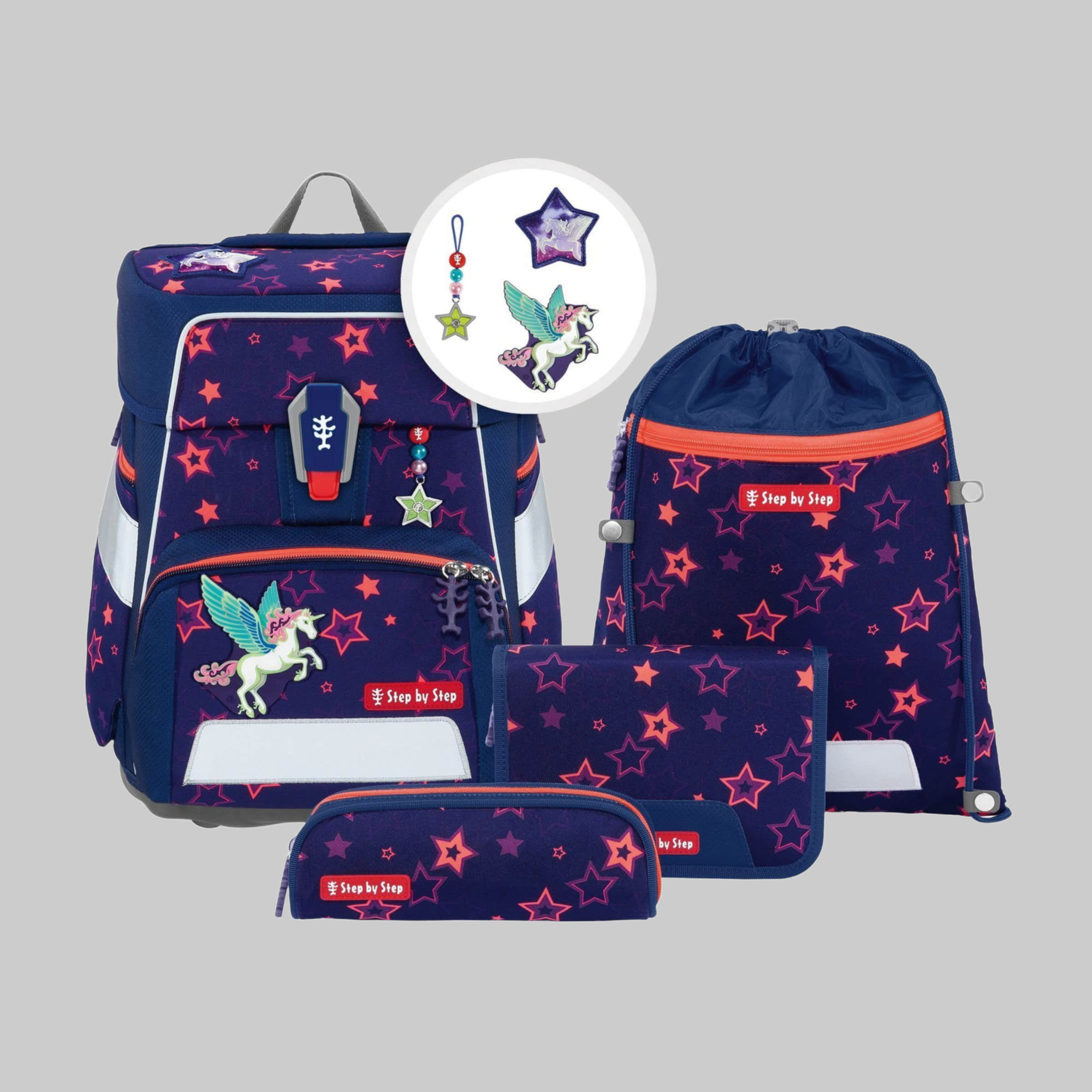 Step by Step Step by Step Space School Bag Set (5-Piece) - Grows with Your Child! Pegasus Ni Spielzeug