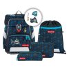 Step by Step Space School Bag Set (5-Piece) - Grows with Your Child! Shark Dexter Spielzeug Step by Step