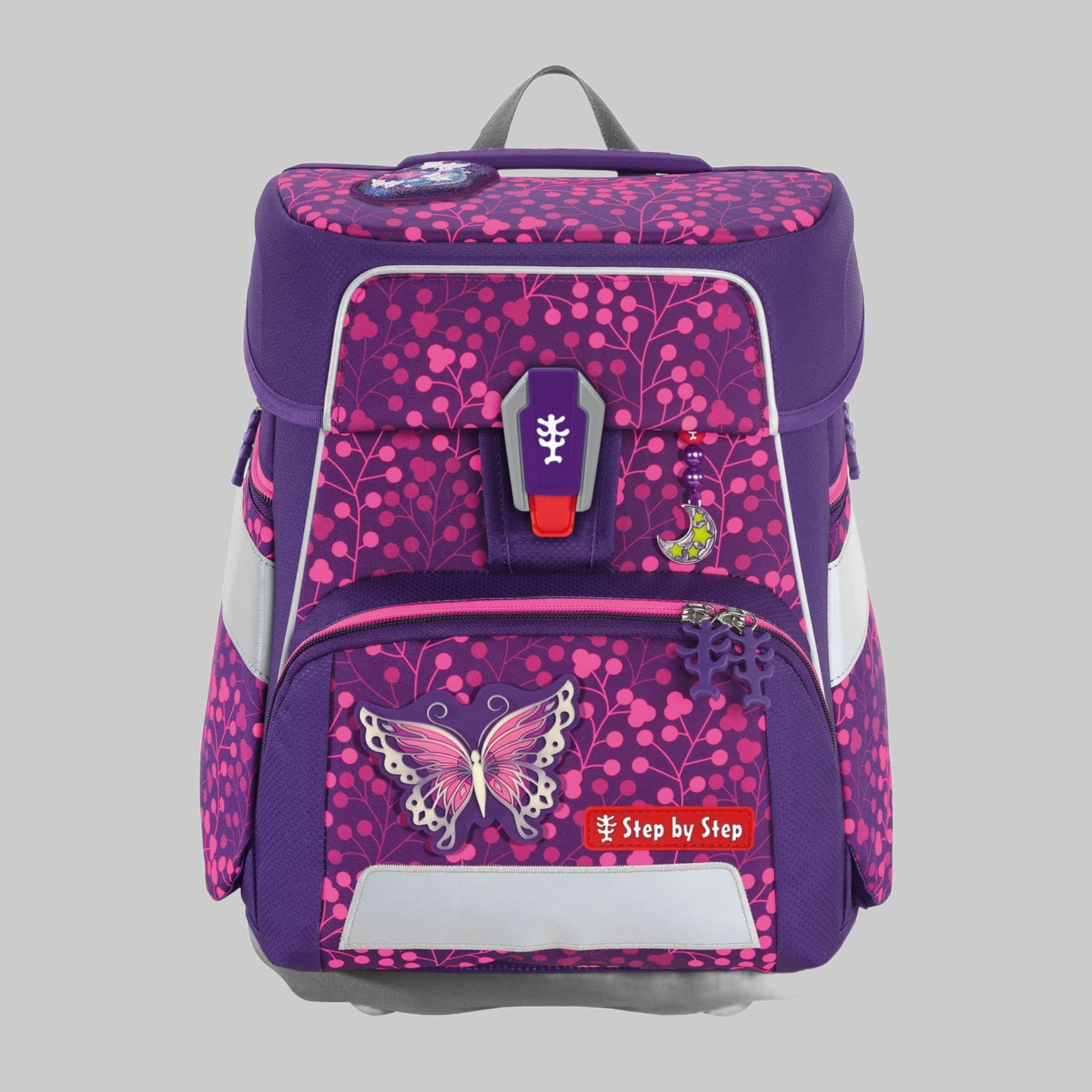 Step by Step Step by Step Space School Bag Set (5-Piece) - Grows with Your Child! Butterfly Spielzeug