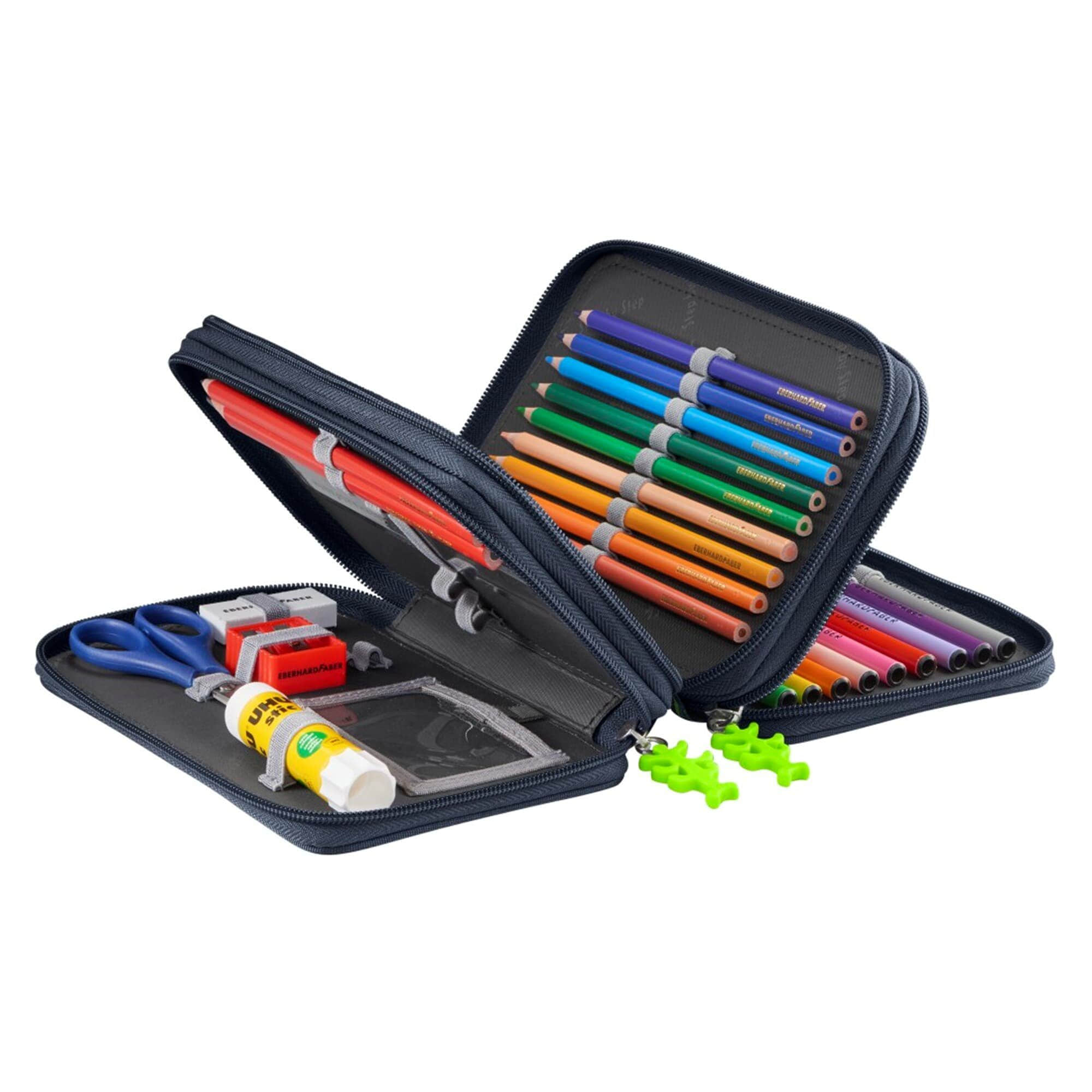 Step by Step Ausstattung & Pflege Step by Step XXL Pencil Case - 43-Piece Art Supply Set Wild T-Rex