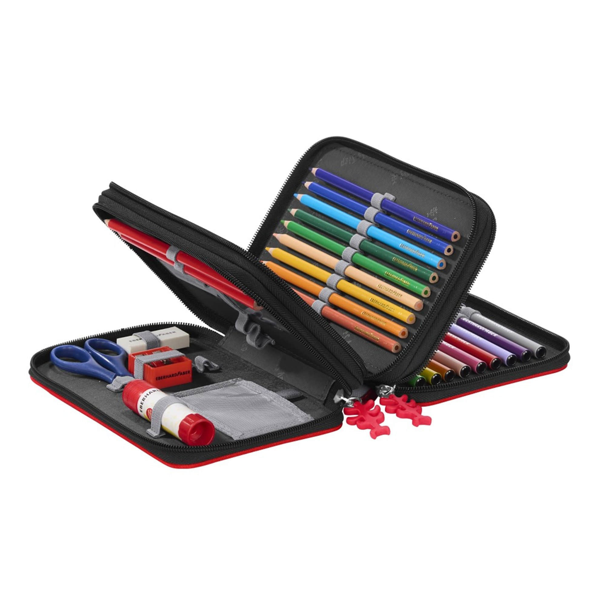 Step by Step Step by Step XXL Pencil Case - 43-Piece Art Supply Set Monster Tr Ausstattung & Pflege