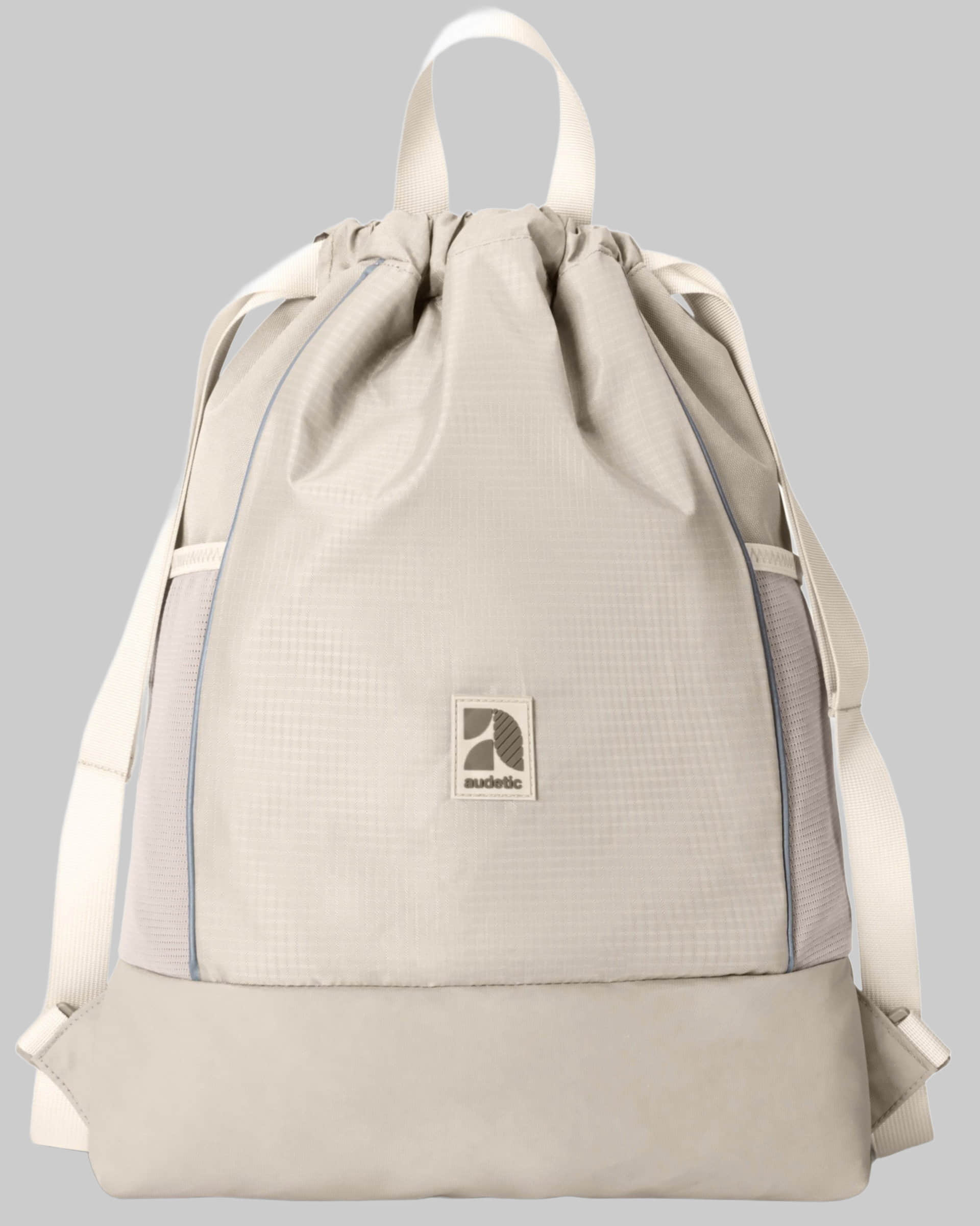 Audetic Spielzeug audetic Turnbeutel FIT: Recycled Gym Bag for Kids, Teens & Adults Sand