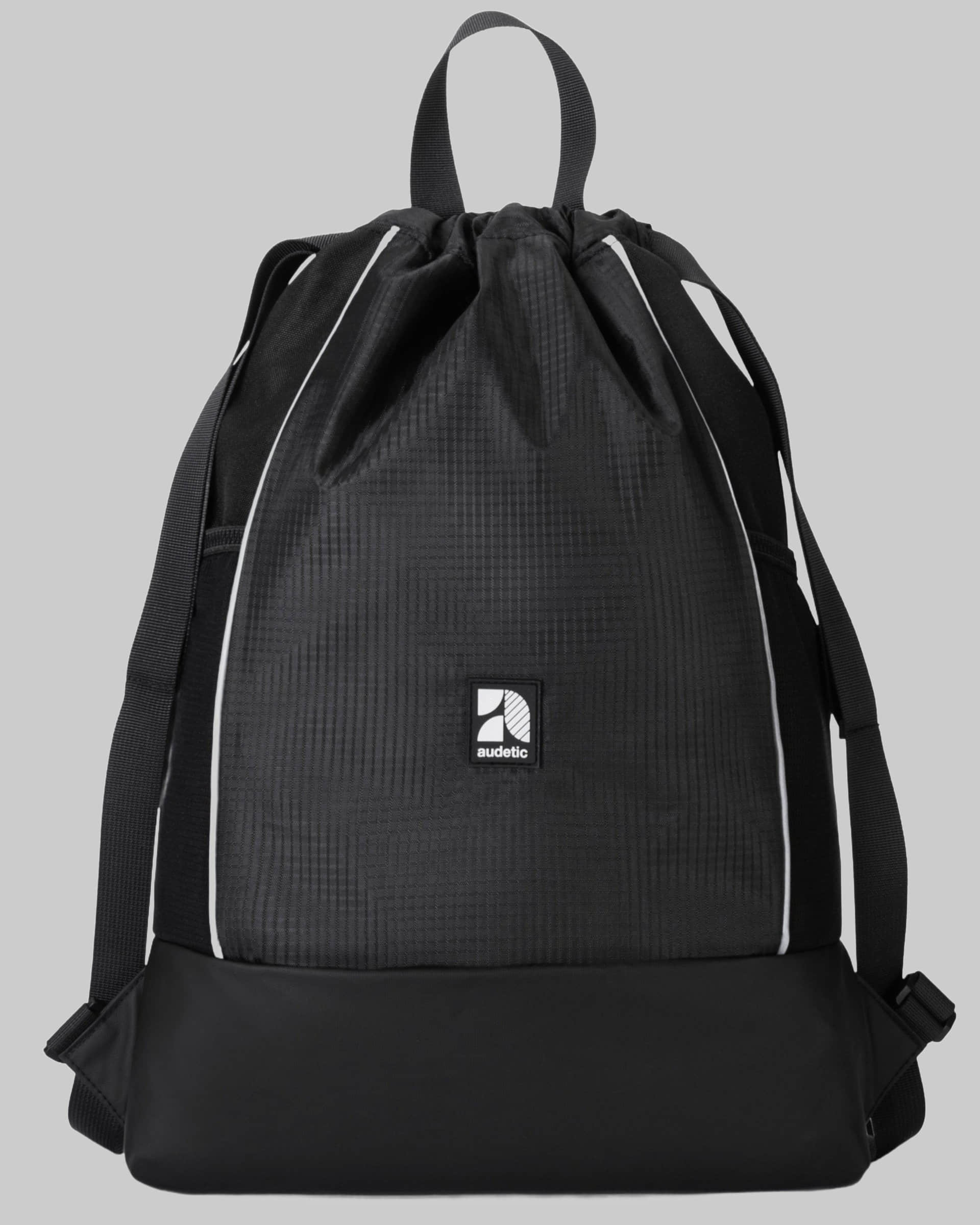 audetic Turnbeutel FIT: Recycled Gym Bag for Kids, Teens & Adults Schwarz Accessoires & Taschen Audetic