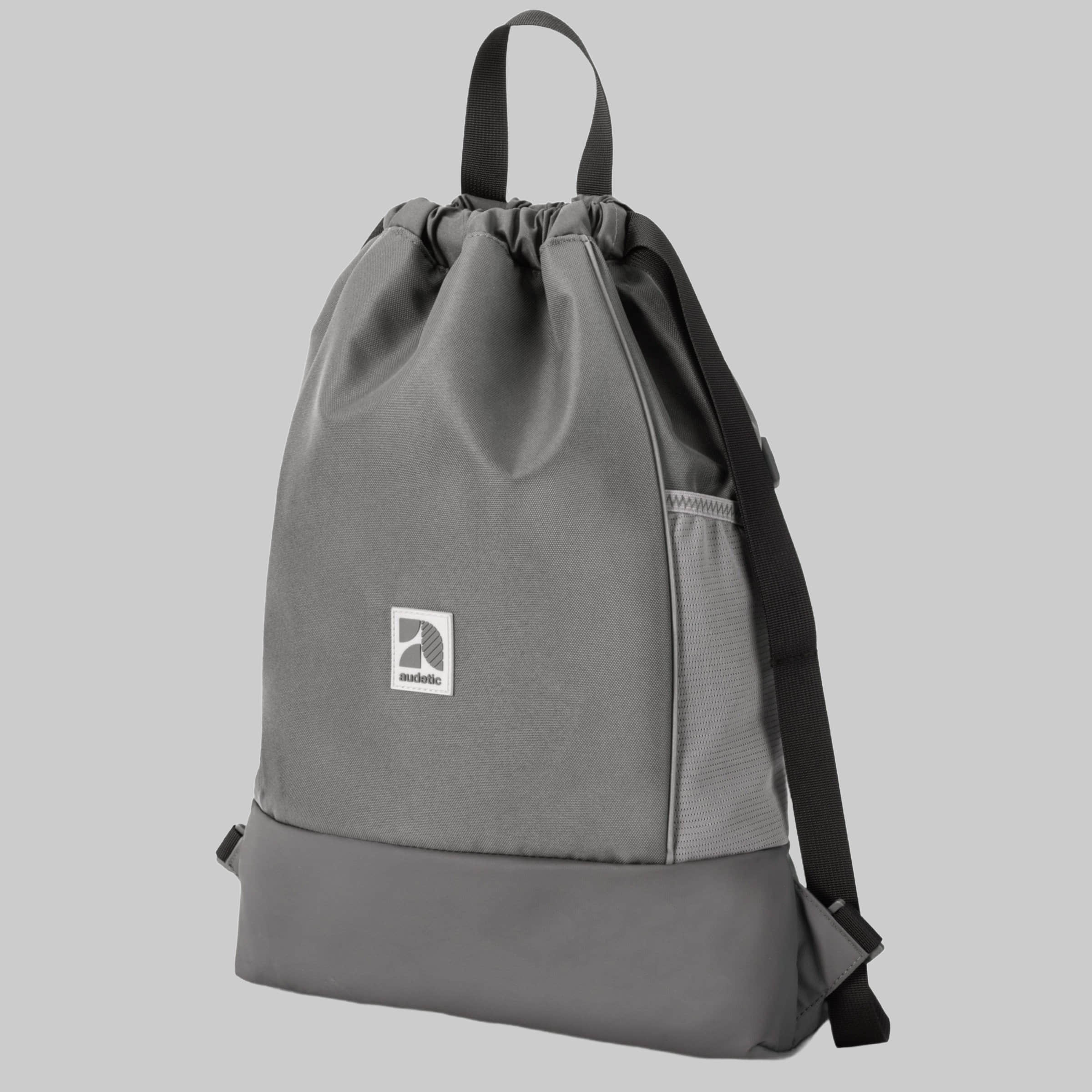 Audetic Accessoires & Taschen audetic Turnbeutel FIT: Recycled Gym Bag for Kids, Teens & Adults Dunkelgrau