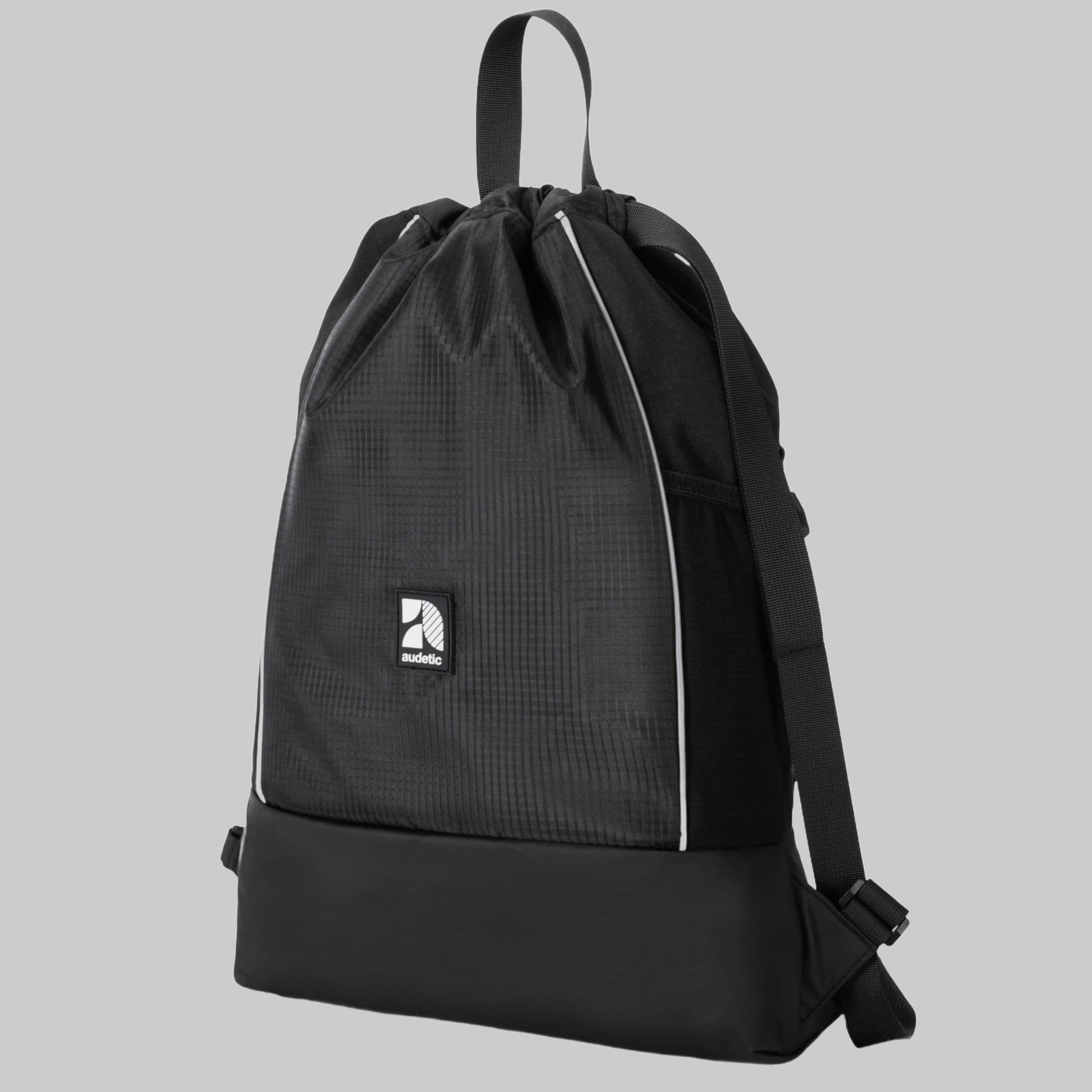 audetic Turnbeutel FIT: Recycled Gym Bag for Kids, Teens & Adults Schwarz Accessoires & Taschen Audetic