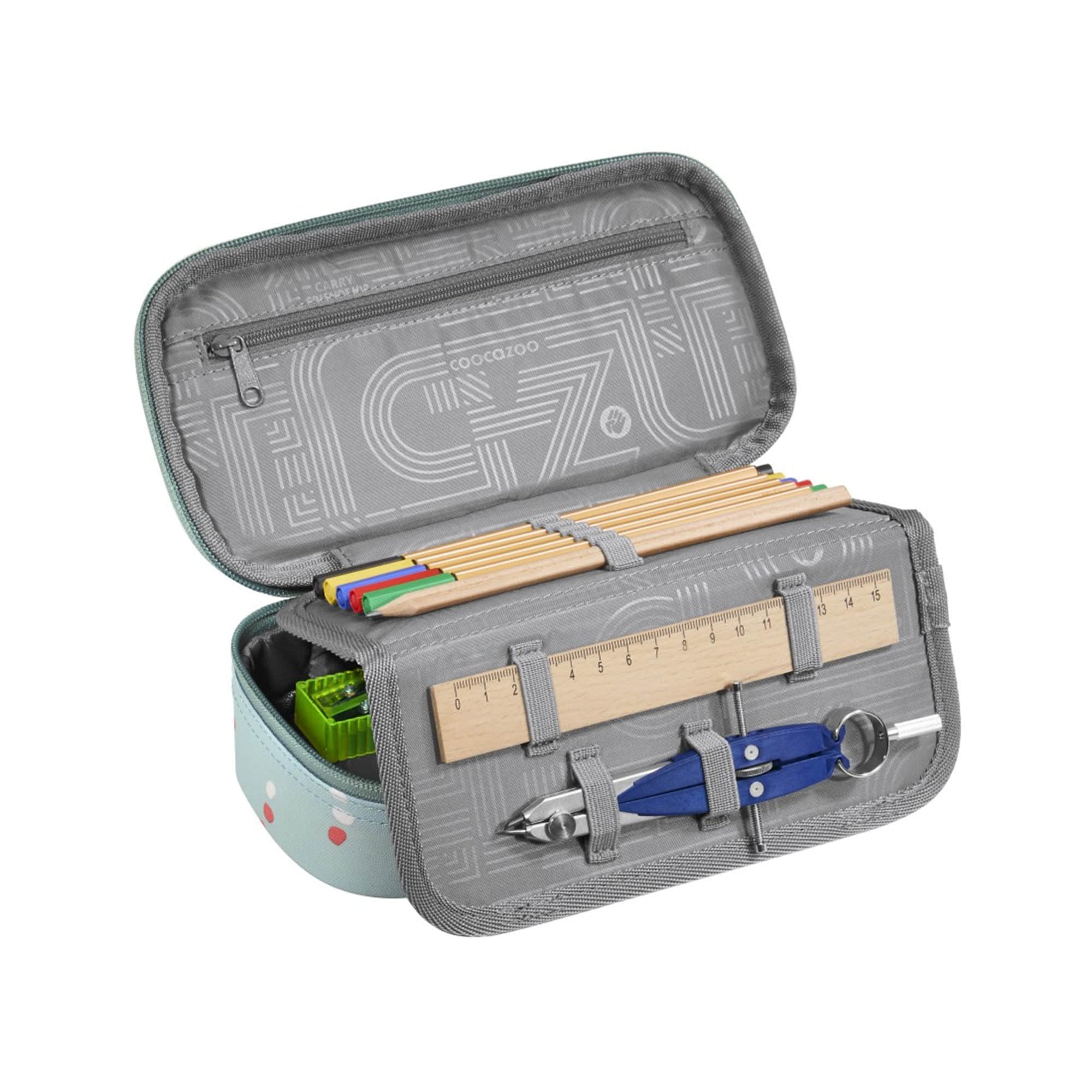 coocazoo coocazoo Pencil Case - Organizer, 1-Compartment Dancing Dots Ausstattung & Pflege