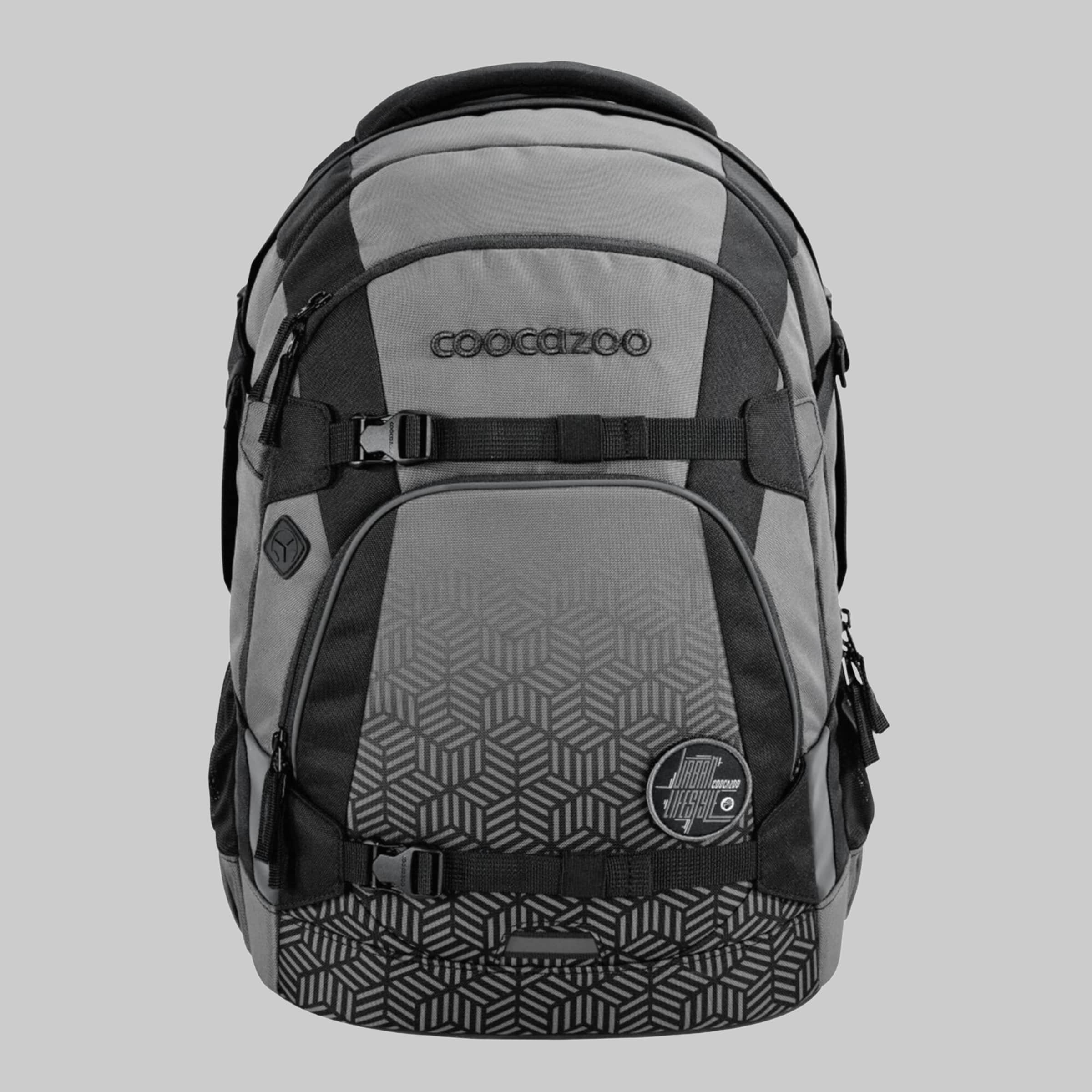 coocazoo School Backpack MATE, 30 Liters (1-piece) Black Carbon Rucksäcke coocazoo