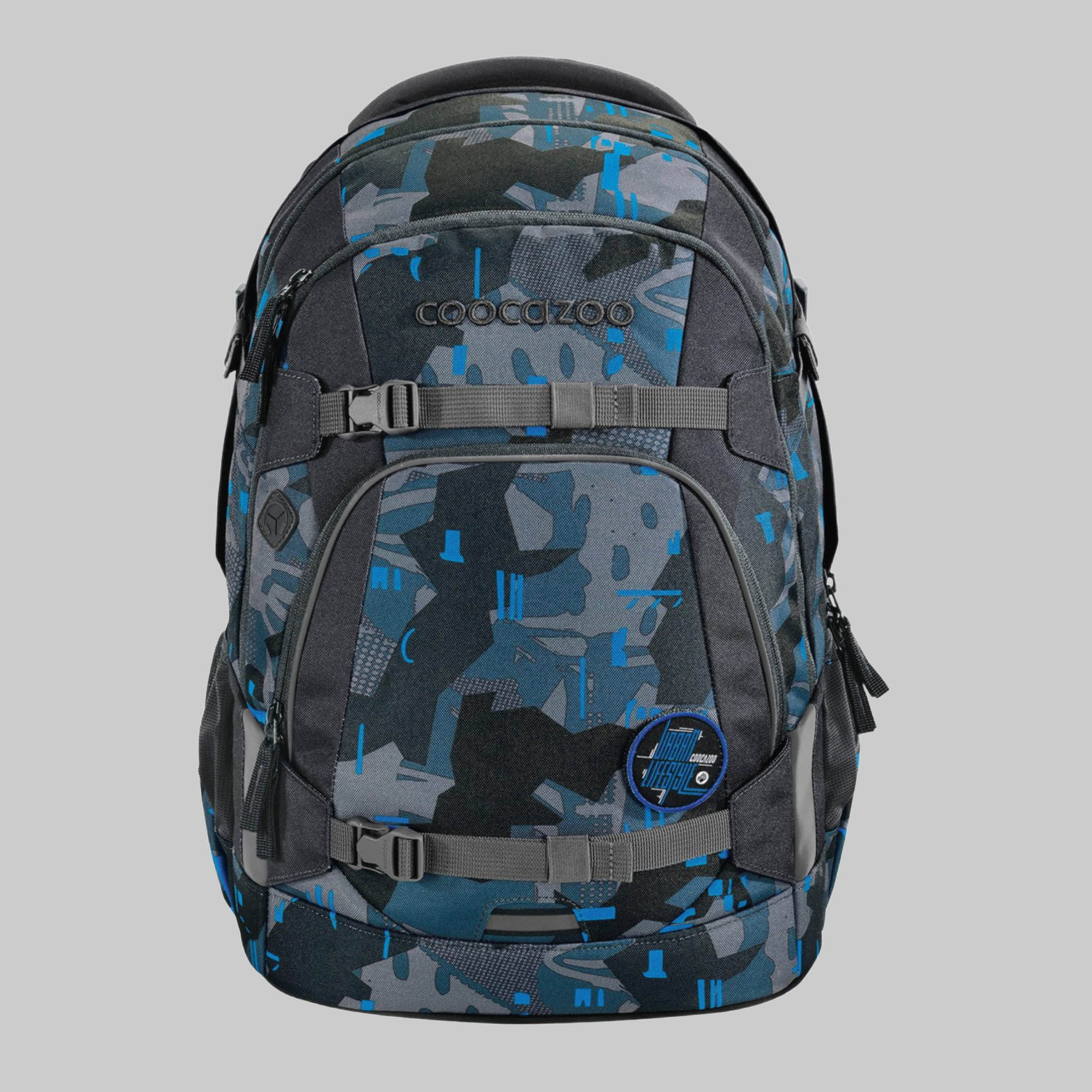 coocazoo School Backpack MATE, 30 Liters (1-piece) Blue Craft Rucksäcke coocazoo