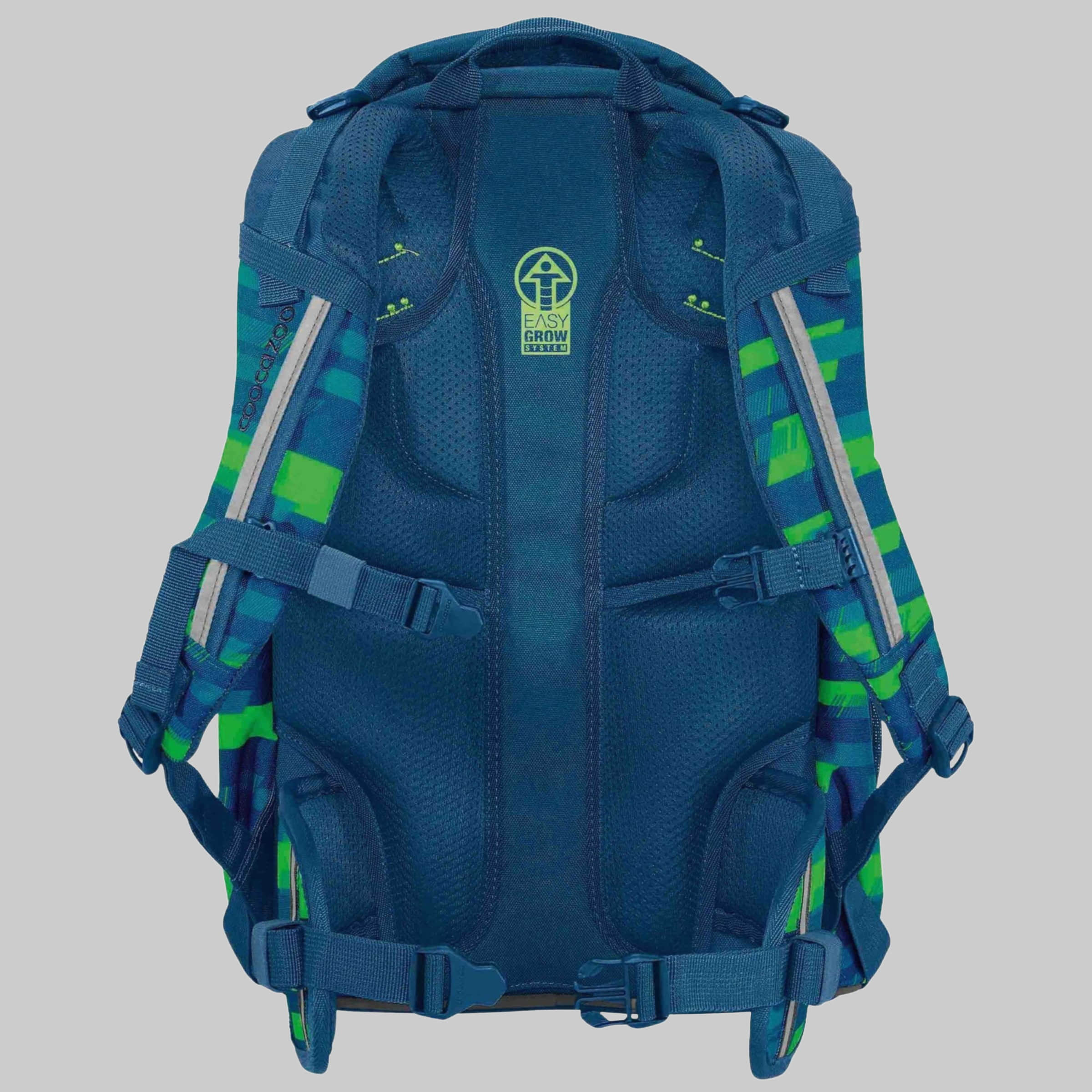 coocazoo School Backpack MATE, 30 Liters (1-piece) lime stripe coocazoo Rucksäcke