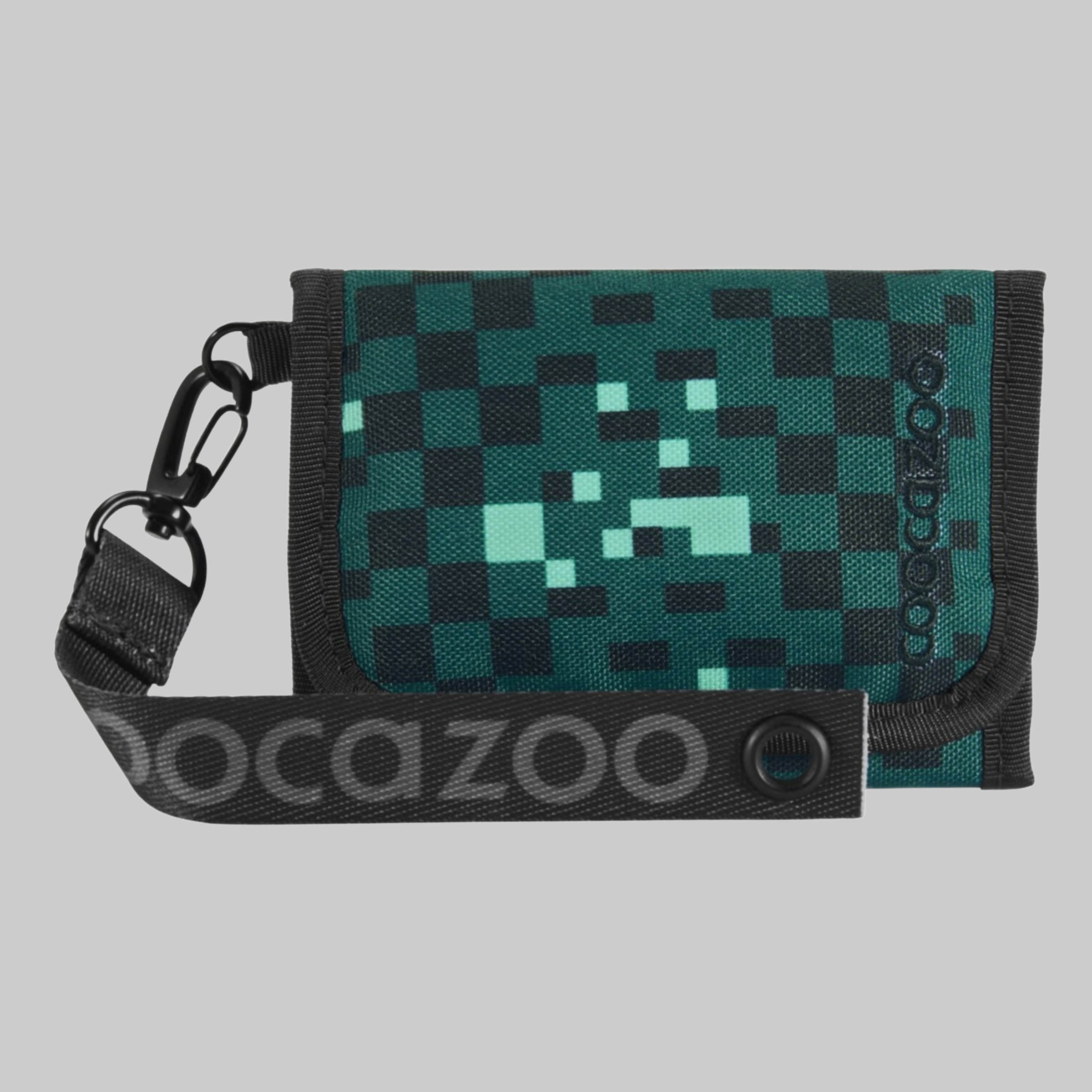 coocazoo Mädchenmode coocazoo Wallet with Viewing Window - Stylish School Wallet Pixel Blox