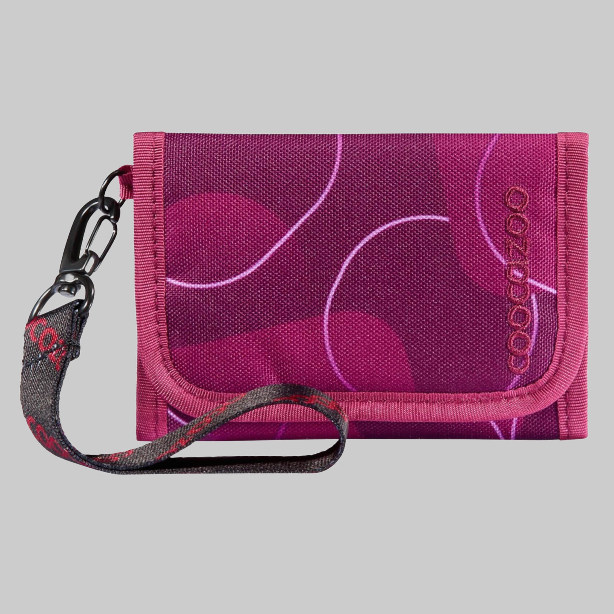 Geldbörsen coocazoo coocazoo Wallet with Viewing Window - Stylish School Wallet Berry Bubb