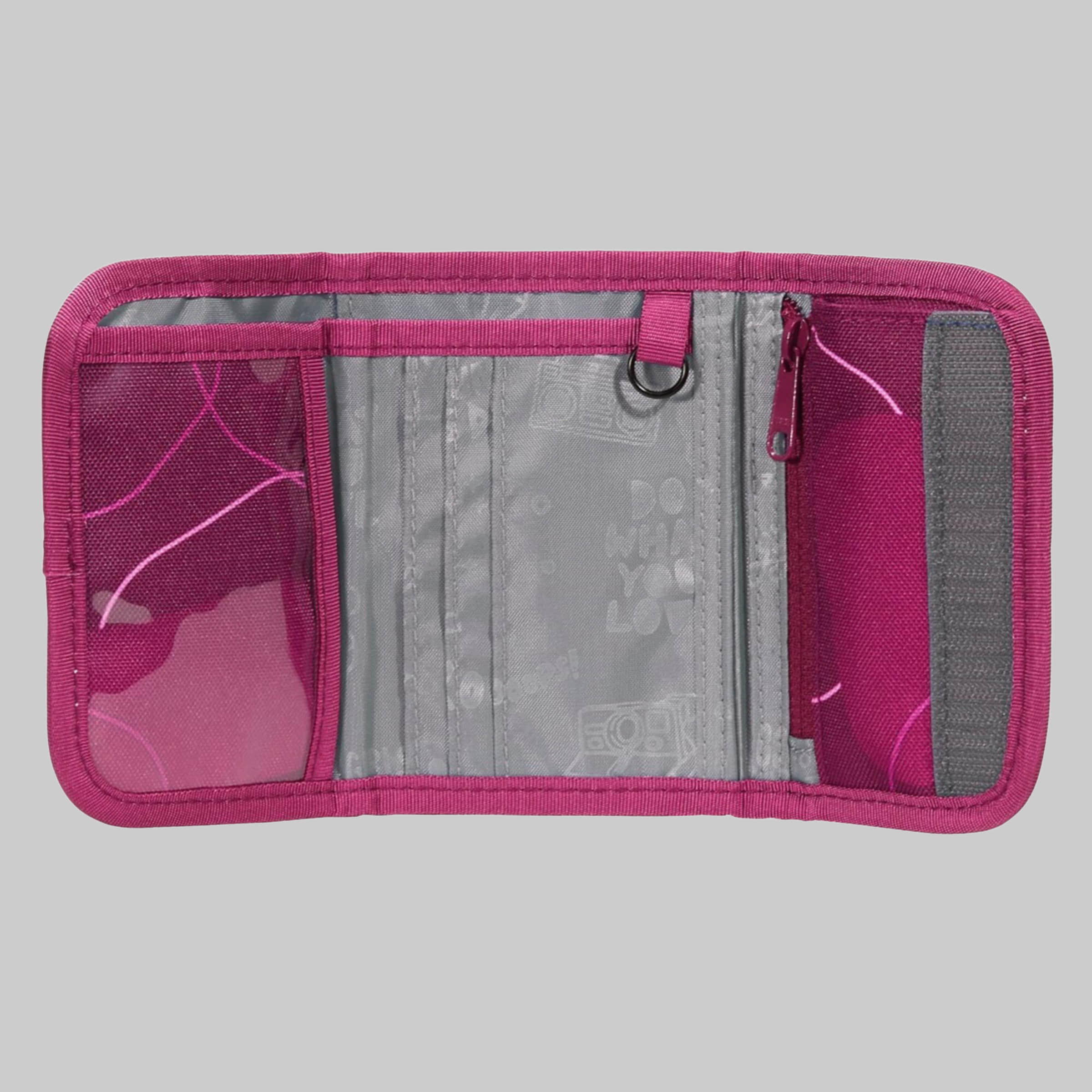 Geldbörsen coocazoo coocazoo Wallet with Viewing Window - Stylish School Wallet Berry Bubb