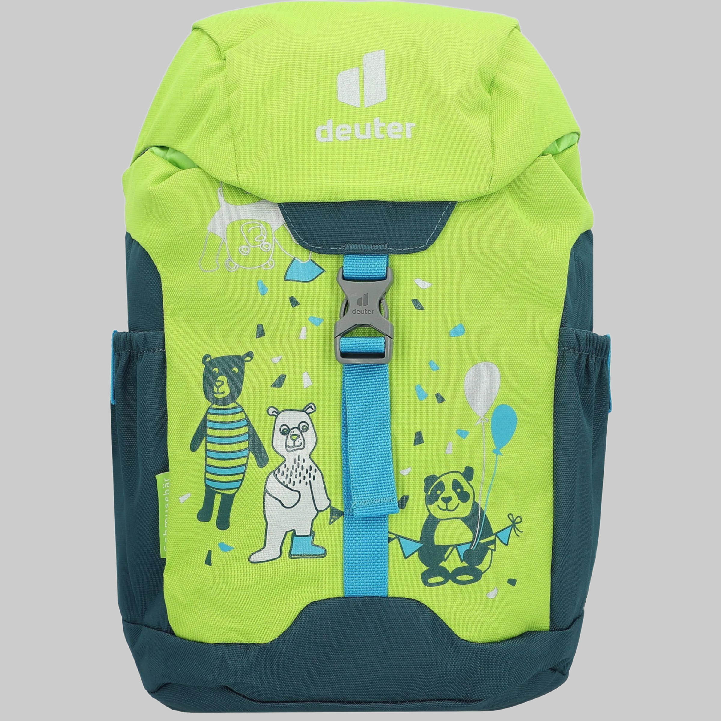 deuter Spielzeug deuter Schmusebär 8L Children's Backpack with Teddy Bear Design kiwi-arctic
