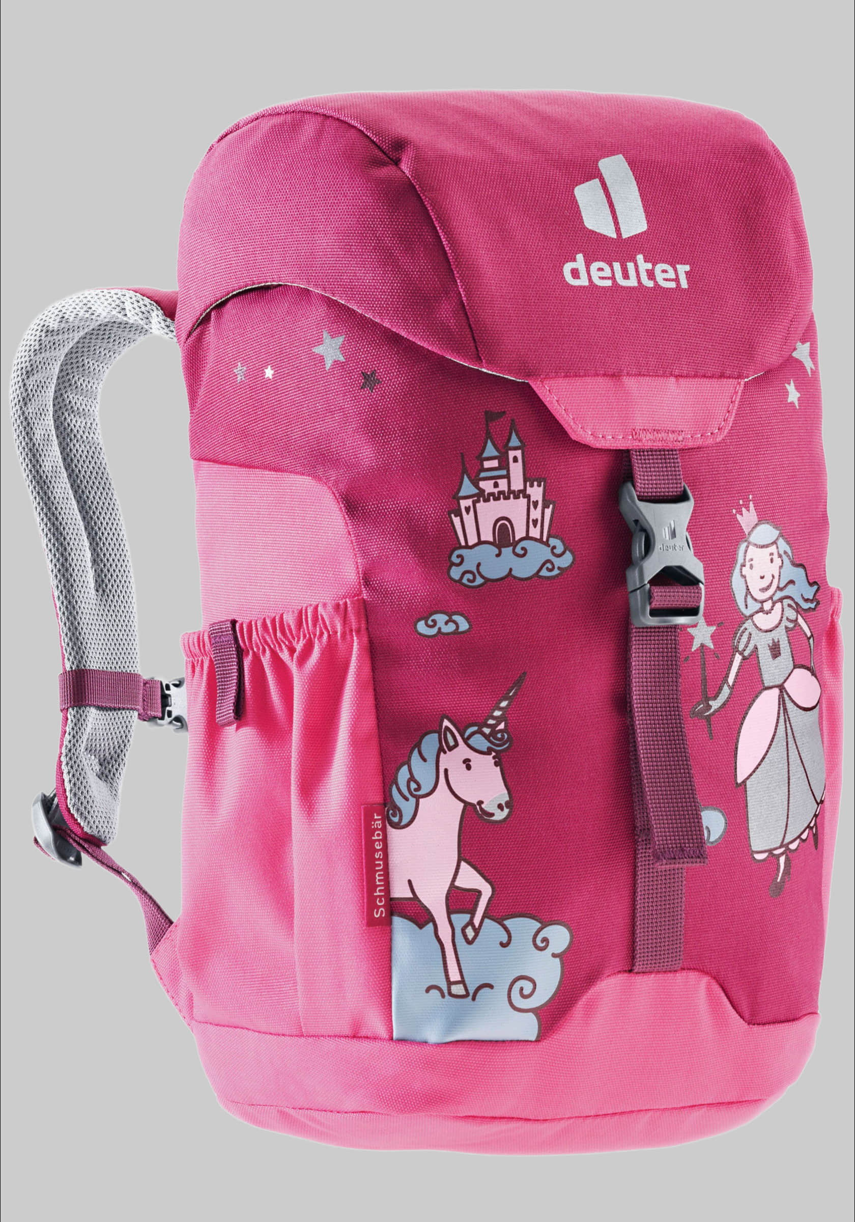 deuter Schmusebär 8L Children's Backpack with Teddy Bear Design ruby-hotpink Spielzeug deuter