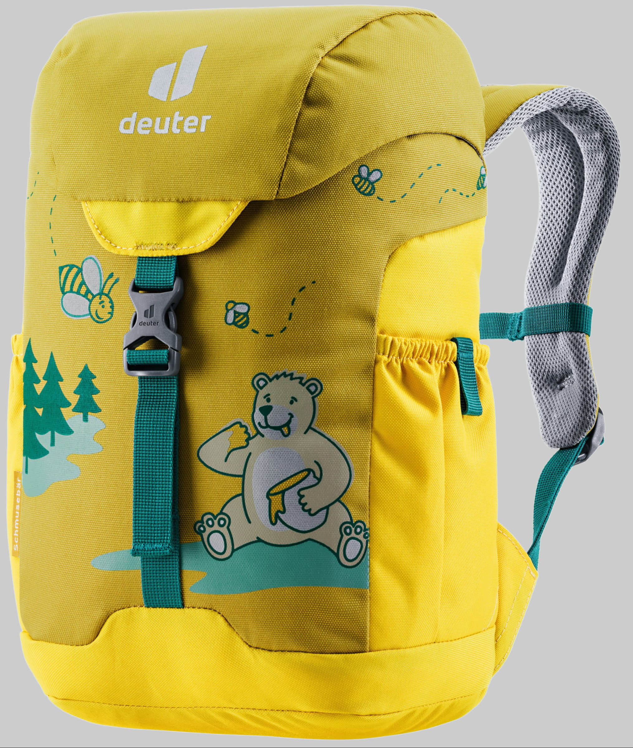 deuter Schmusebär 8L Children's Backpack with Teddy Bear Design turmeric-c deuter Spielzeug