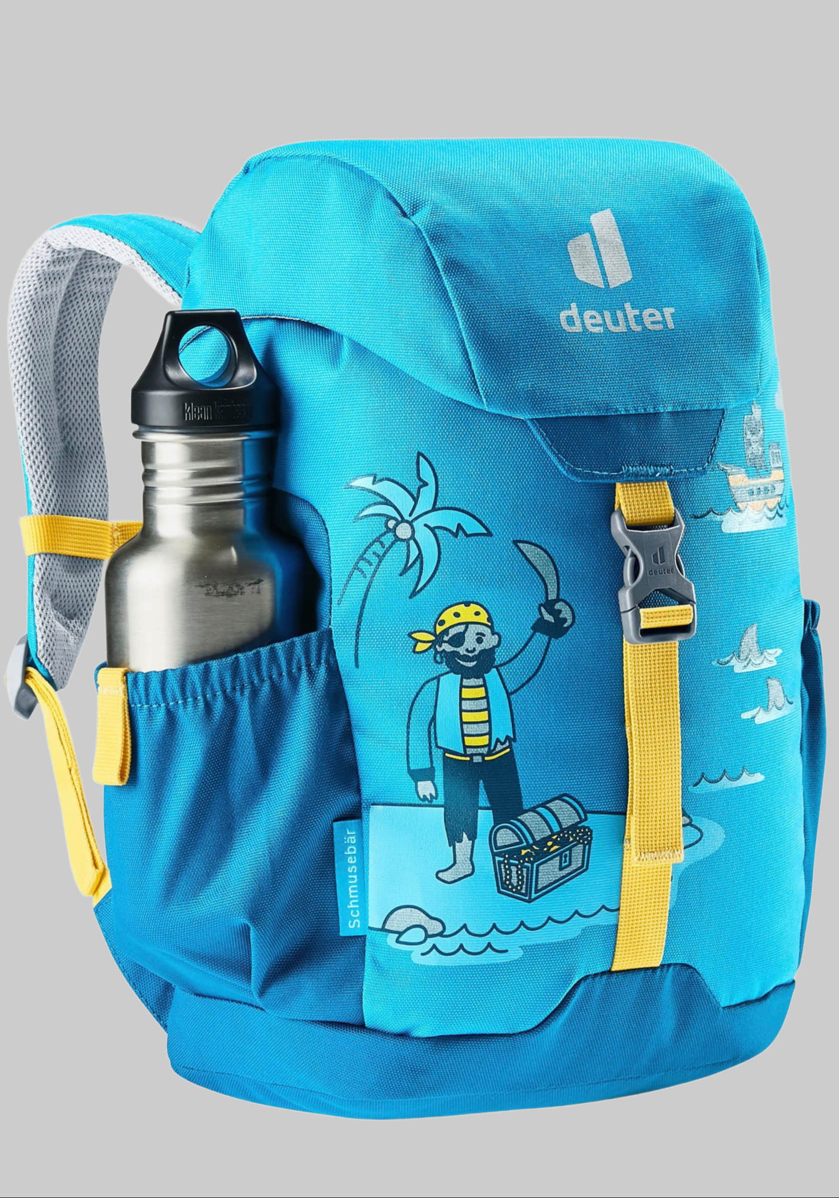 deuter Spielzeug deuter Schmusebär 8L Children's Backpack with Teddy Bear Design aquablau