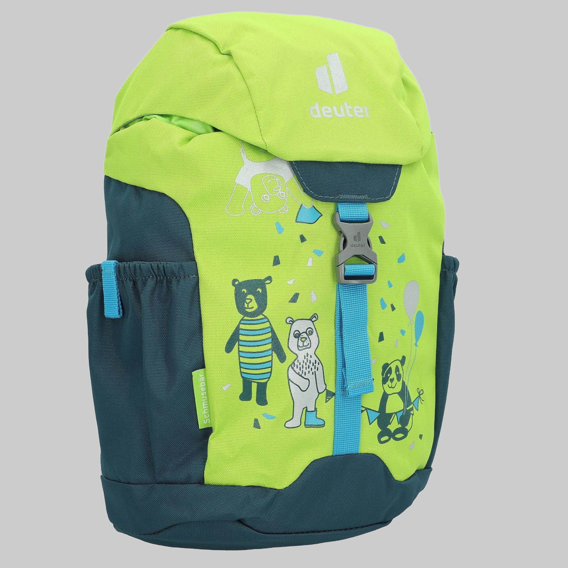 deuter Spielzeug deuter Schmusebär 8L Children's Backpack with Teddy Bear Design kiwi-arctic