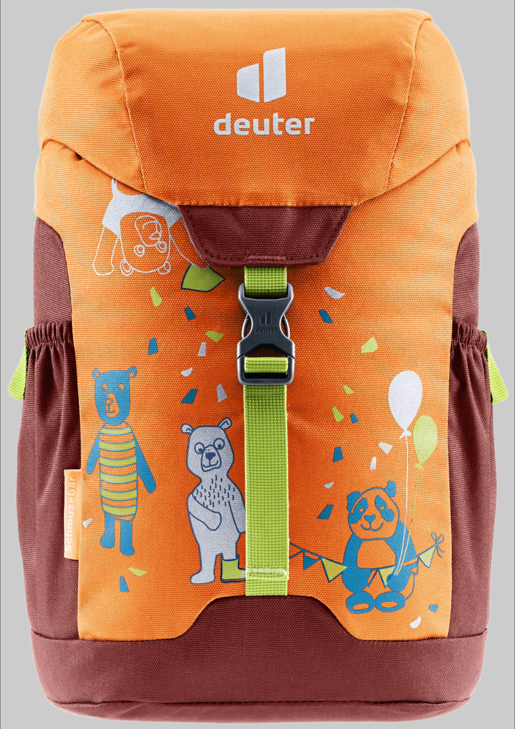 deuter Schmusebär 8L Children's Backpack with Teddy Bear Design mandarine- Spielzeug deuter