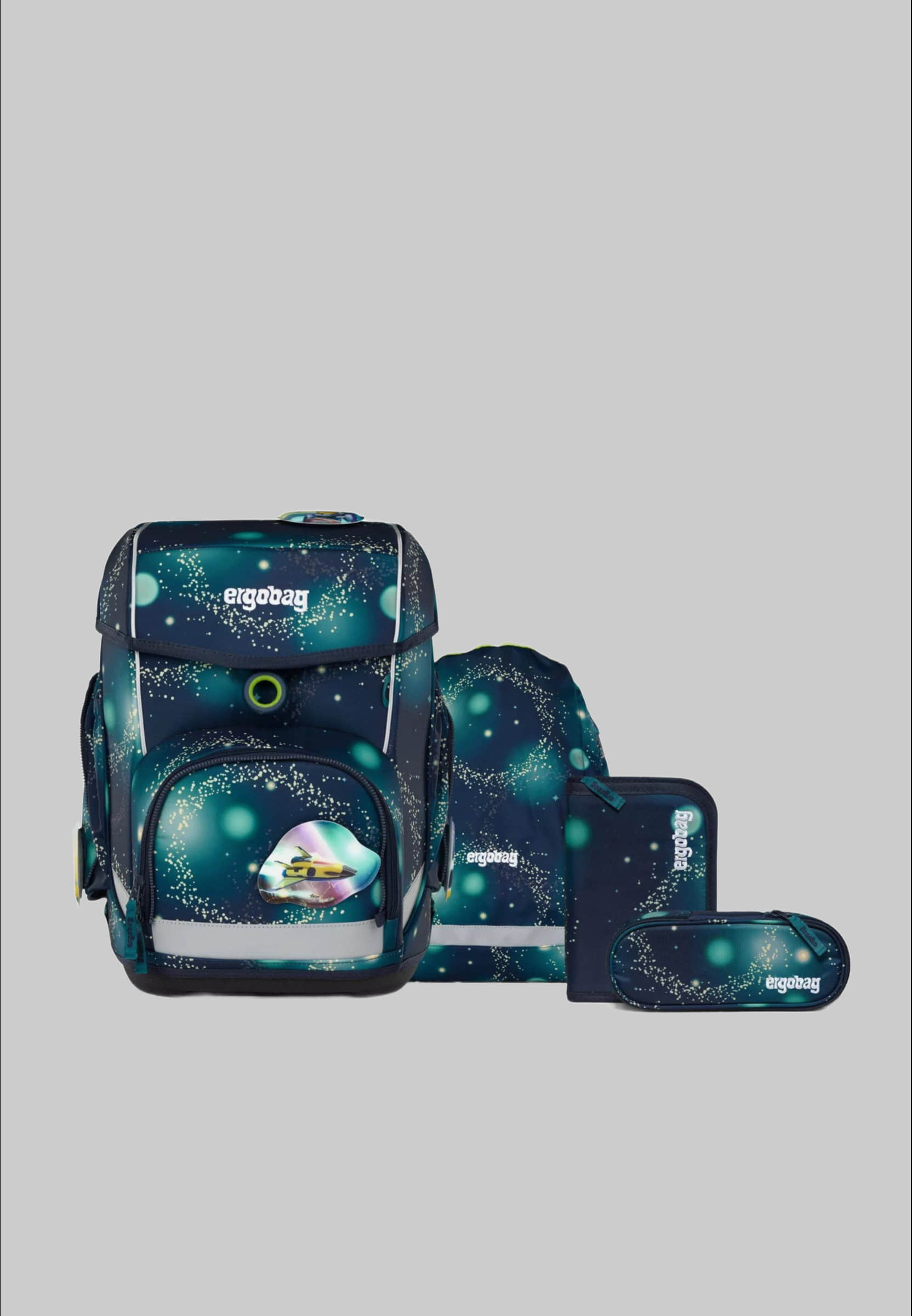 ergobag ergoag cubo School Backpack Set (5-piece, cubo Set) RaumfahrBä Spielzeug