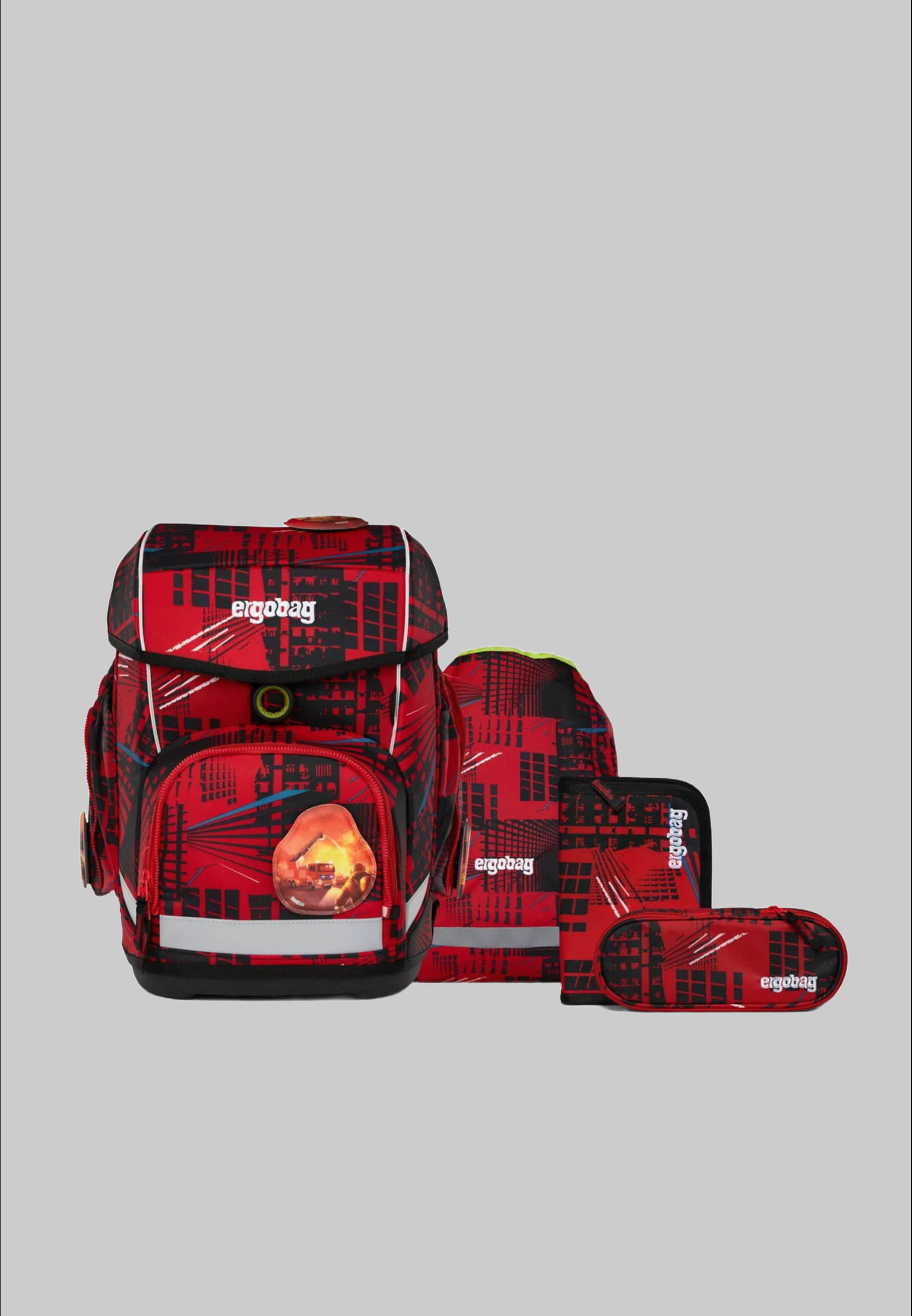 ergoag cubo School Backpack Set (5-piece, cubo Set) AlarmBärre ergobag Spielzeug
