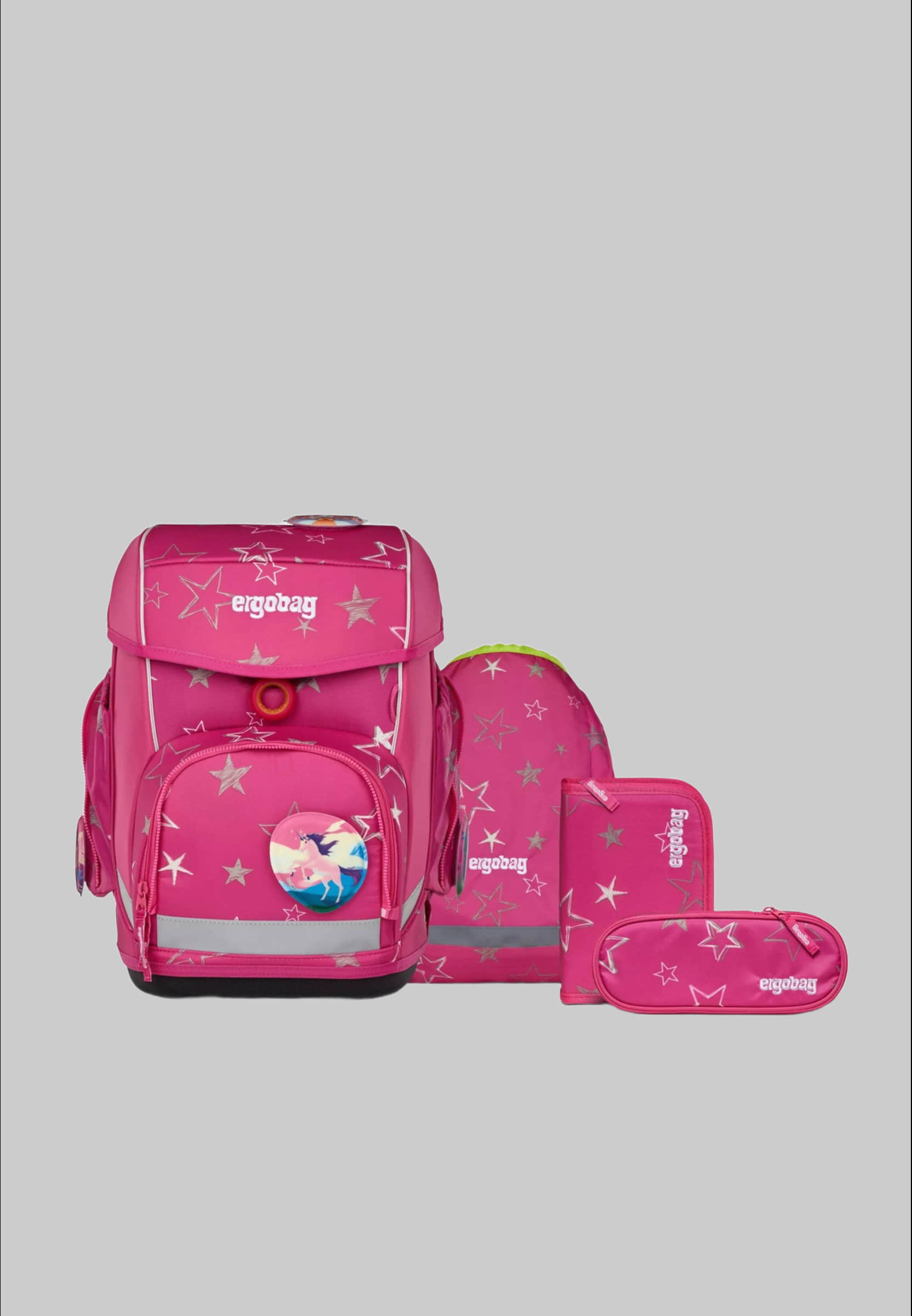 ergoag cubo School Backpack Set (5-piece, cubo Set) SternzauBä Spielzeug ergobag