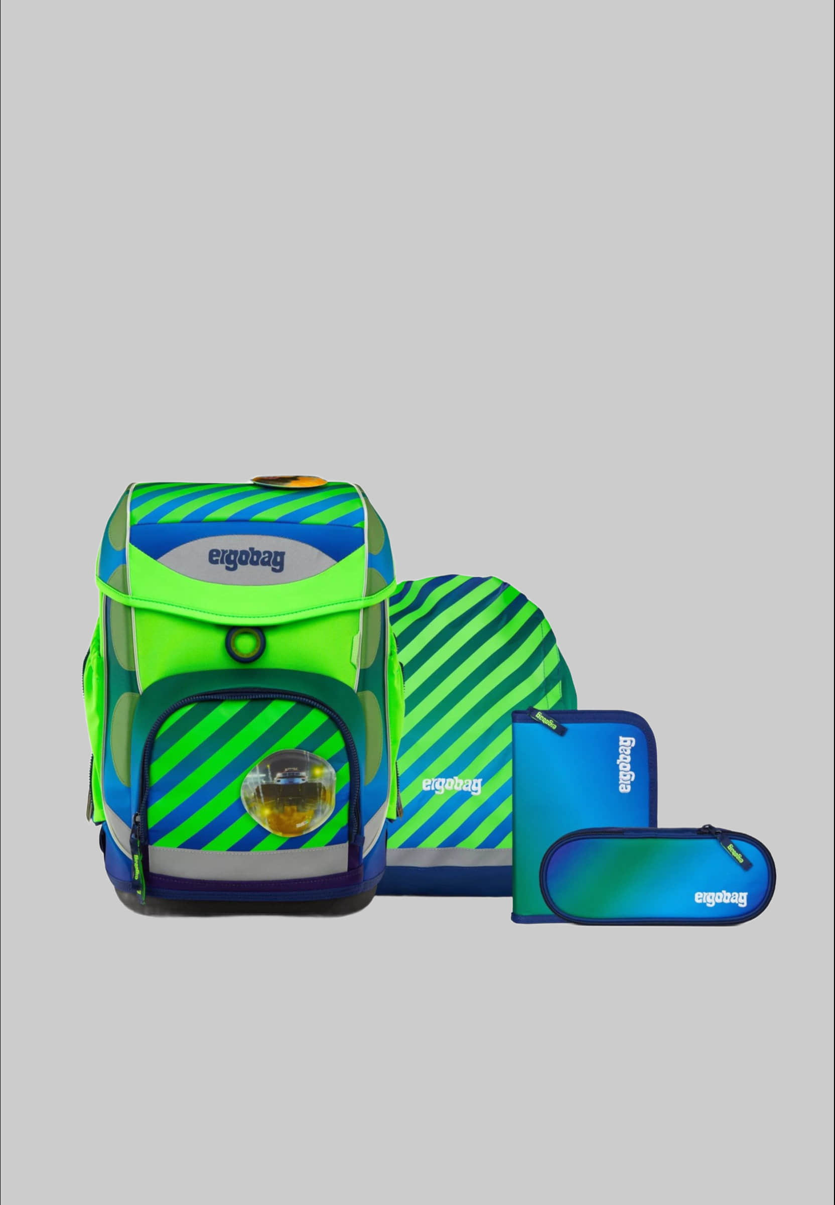 ergoag cubo School Backpack Set (5-piece, cubo Set) TruckBär - Spielzeug ergobag