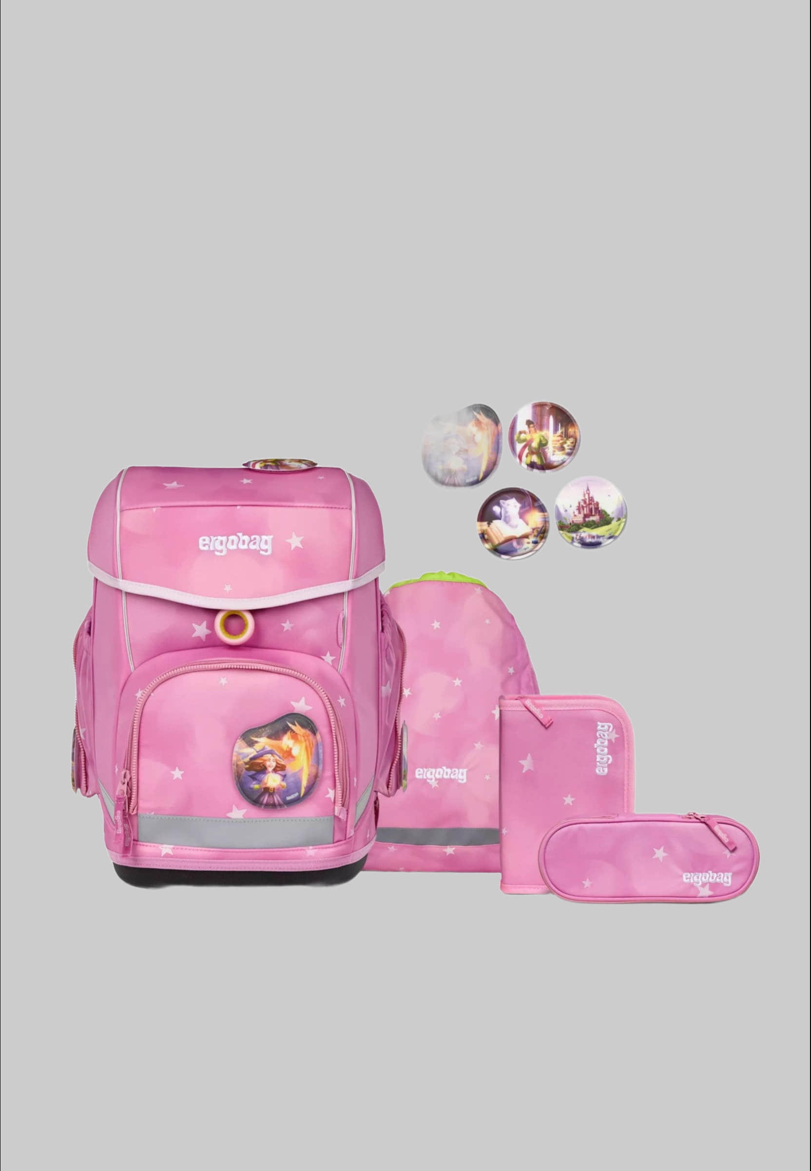 ergoag cubo School Backpack Set (5-piece, cubo Set) WolkenzauB ergobag Rucksäcke