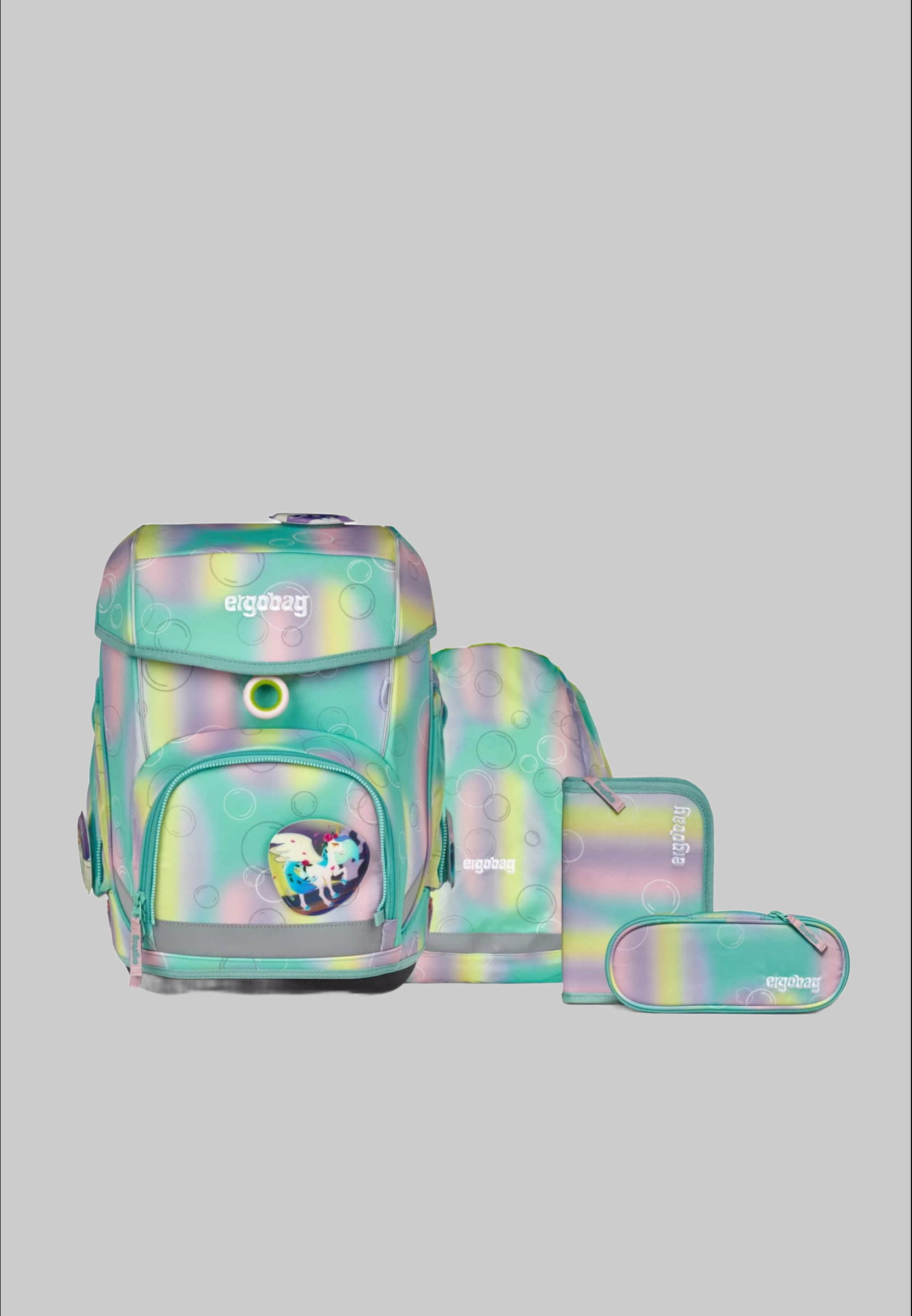 ergoag cubo School Backpack Set (5-piece, cubo Set) ZauBärwelt Spielzeug ergobag