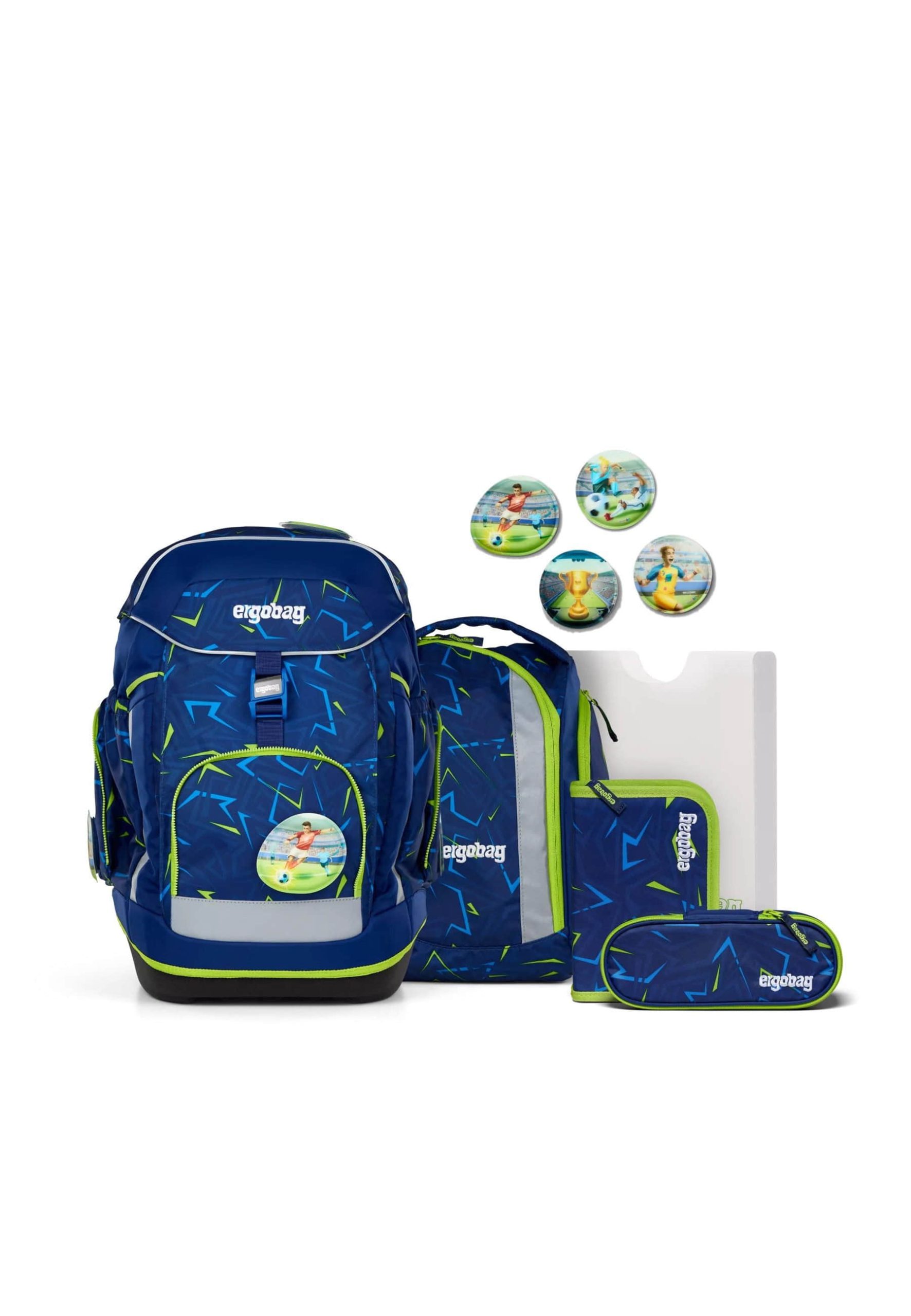 Spielzeug ergobag ergobag Maxi School Backpack Set - Ergonomic Design for Growing Kids Spitzenrei