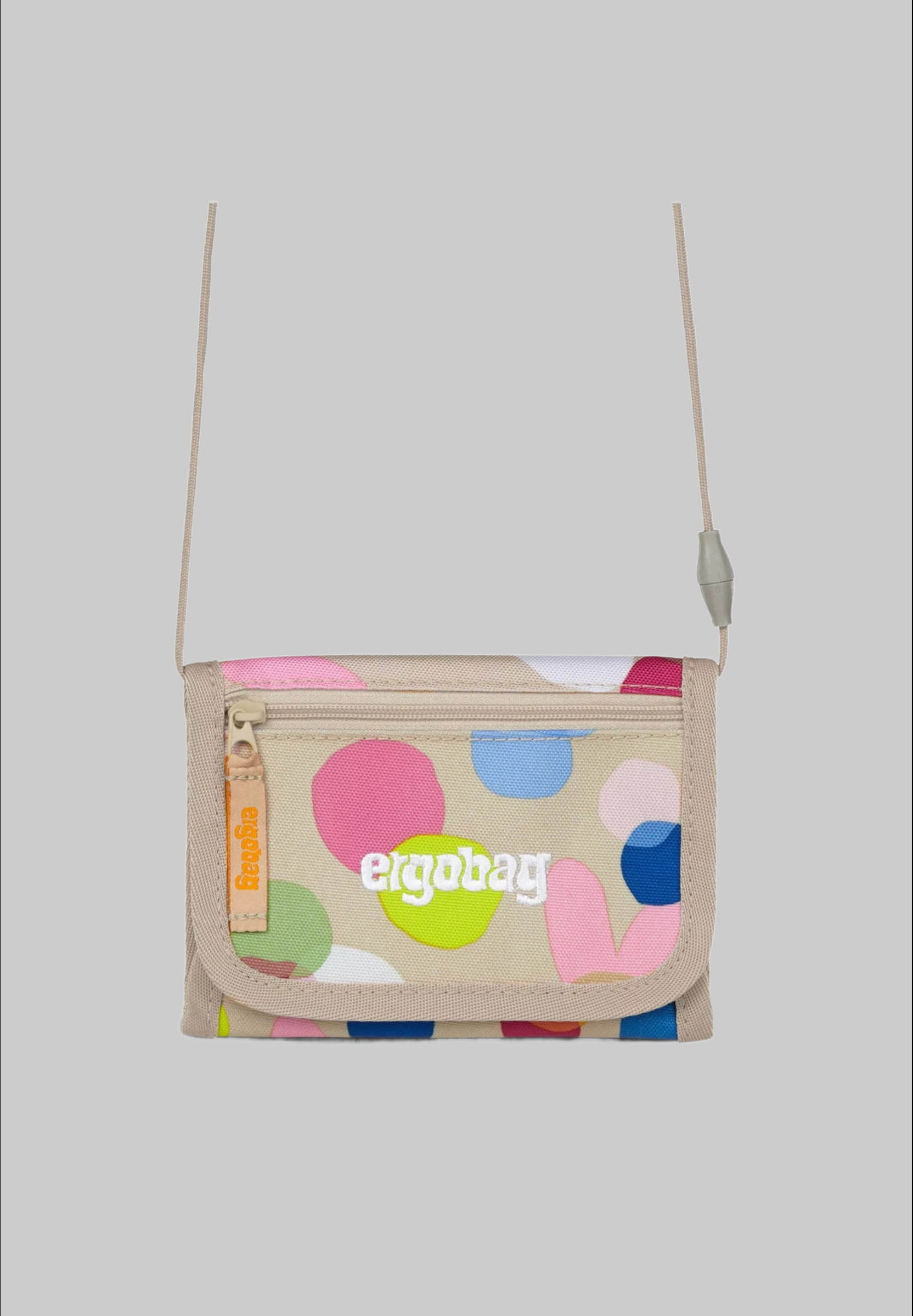 ergobag Mädchenmode ergobag Neck Pouch Wallet for Kids - WolkenzauBear Pink Flower Pow