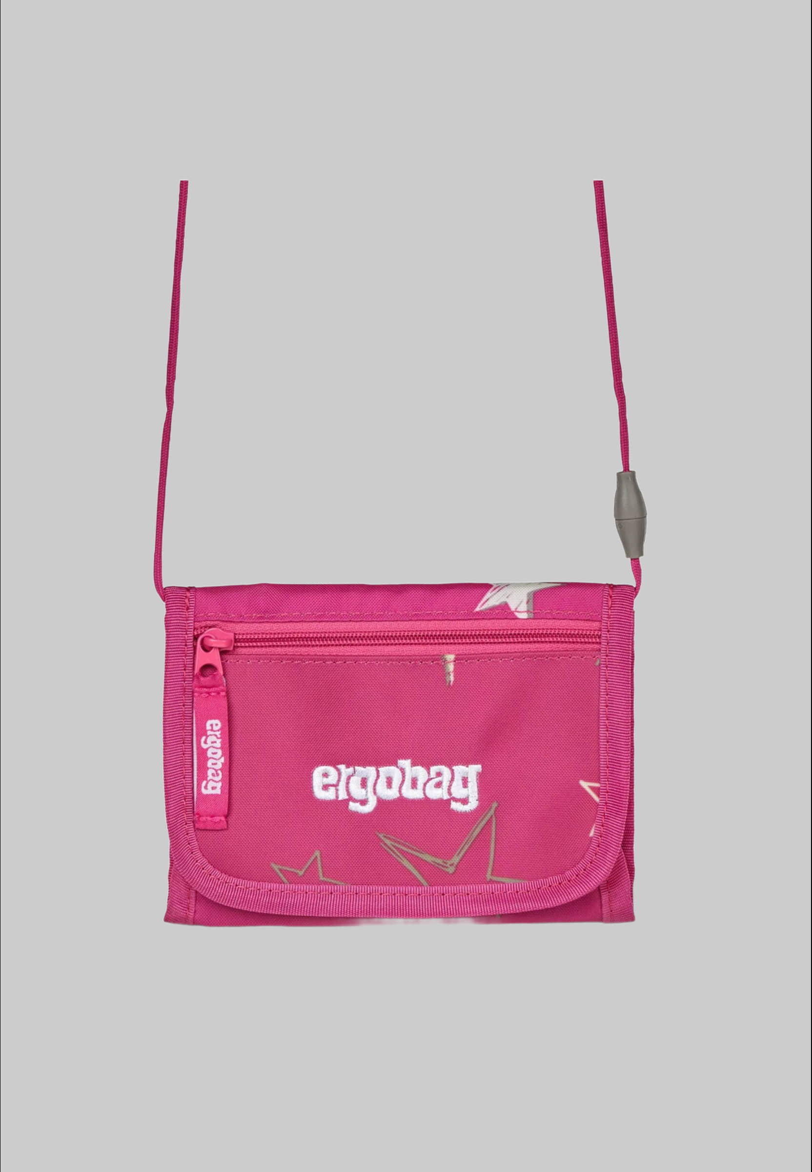 ergobag Mädchenmode ergobag Neck Pouch Wallet for Kids - WolkenzauBear Pink SternzauBä