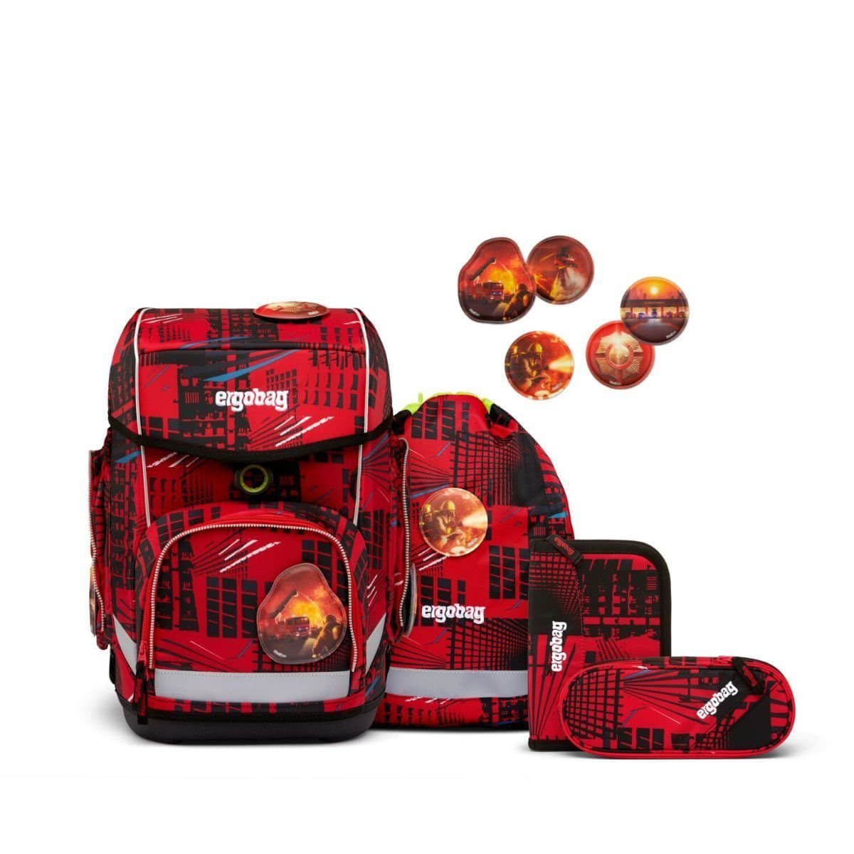 ergobag cubo School Backpack Set (5-Piece) AlarmBärre Spielzeug ergobag