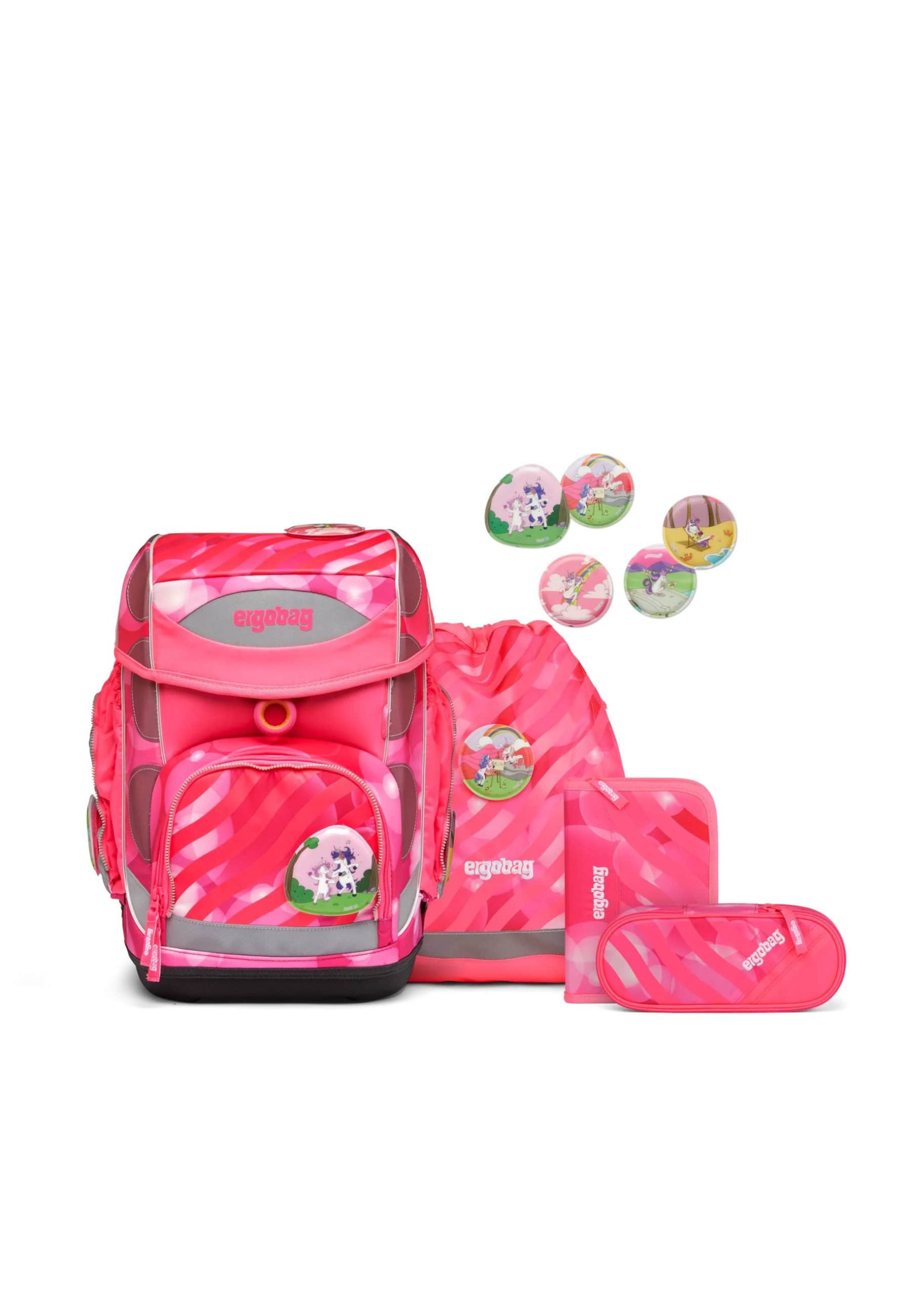 ergobag cubo School Backpack Set (5-Piece) KuntBärbun Spielzeug ergobag