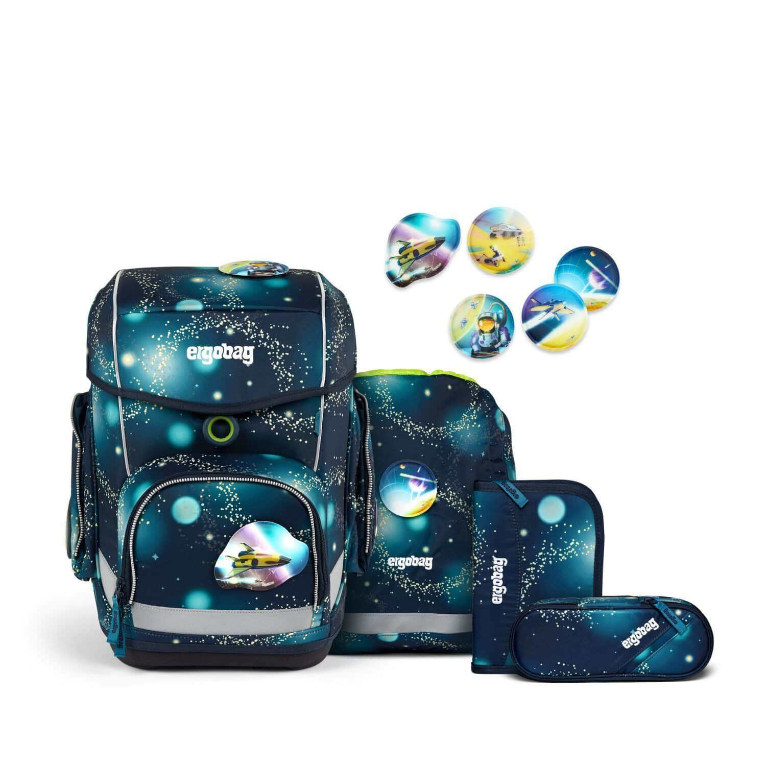 Spielzeug ergobag ergobag cubo School Backpack Set (5-Piece) RaumfahrBär