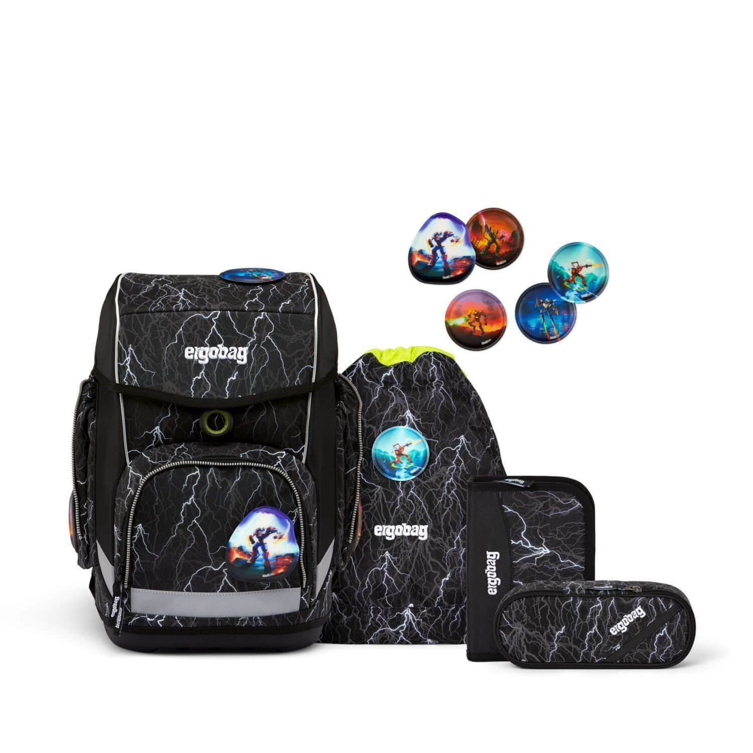 ergobag cubo School Backpack Set (5-Piece) Super Refl ergobag Spielzeug