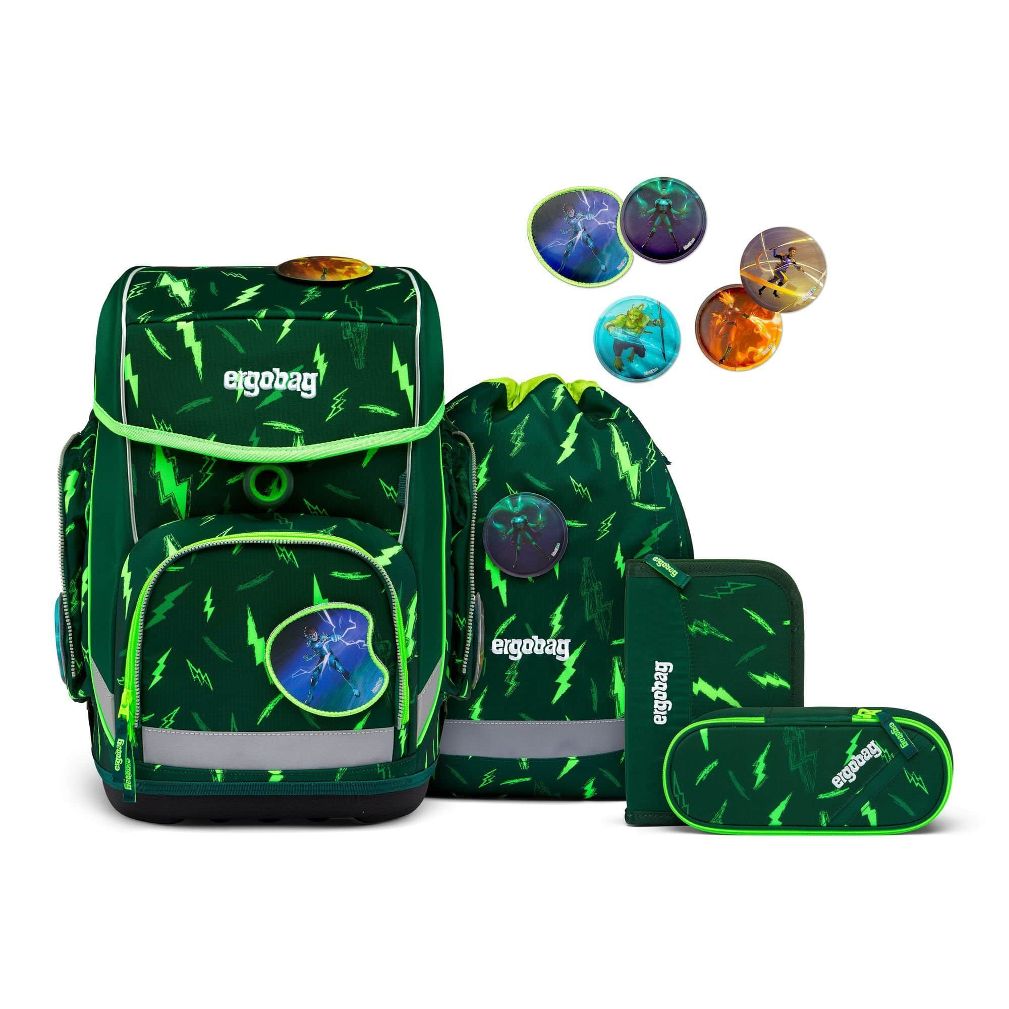 ergobag cubo School Backpack Set (5-Piece) Bärtastisch Spielzeug ergobag