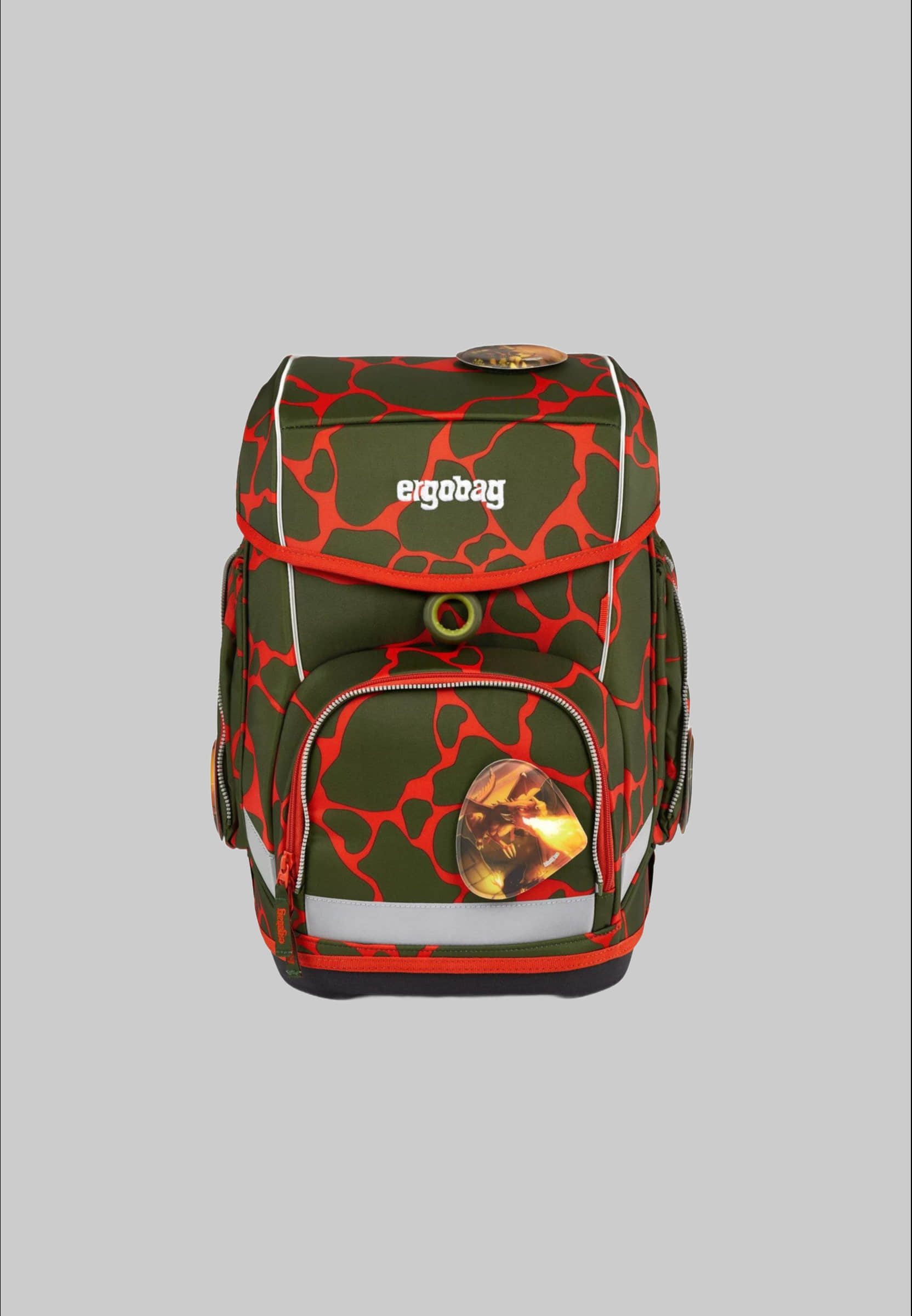 ergobag Rucksäcke ergobag cubo School Backpack Set (5-Piece) FeuerspeiB