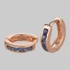 schmuck23 schmuck23 Klappcreolen Ohrringe Creolen 925 Silber Damen Kinder Mädchen Rosgold/Du myToys