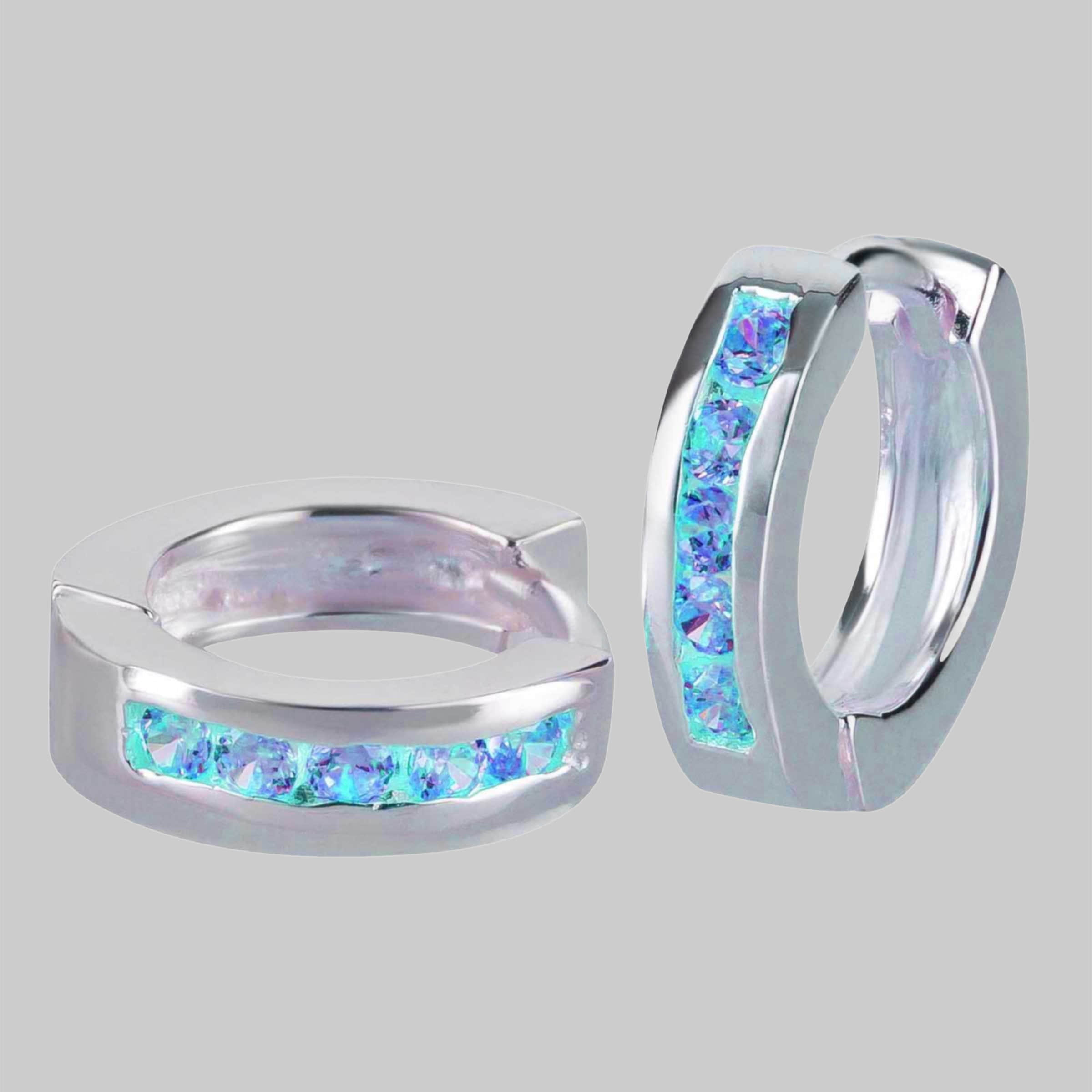 schmuck23 schmuck23 Klappcreolen Ohrringe Creolen 925 Silber Damen Kinder Mädchen Silber/Hel myToys