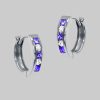 schmuck23 Klappcreolen Ohrringe Creolen 925 Silber Damen Kinder Mädchen Silber/Lil schmuck23 myToys