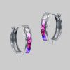 schmuck23 Klappcreolen Ohrringe Creolen 925 Silber Damen Kinder Mädchen Silber/Pin schmuck23 myToys