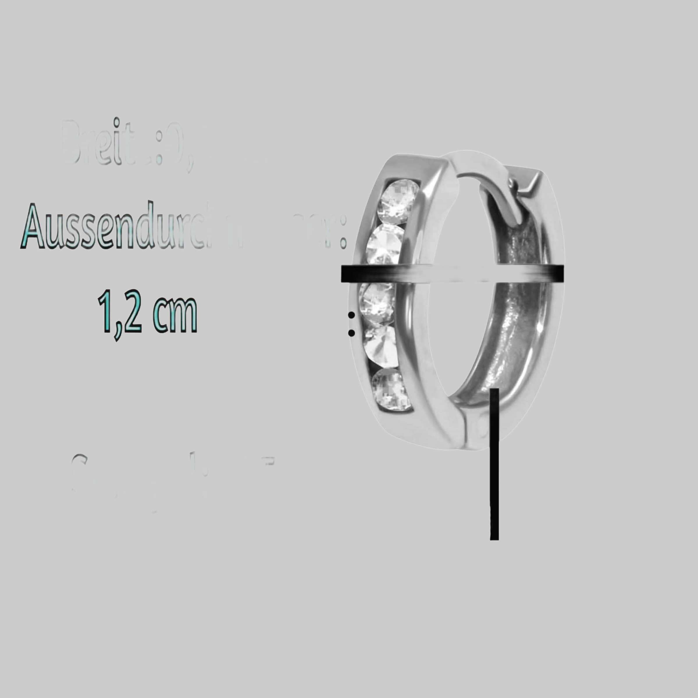 schmuck23 Klappcreolen Ohrringe Creolen 925 Silber Damen Kinder Mädchen Gold/Lila myToys schmuck23